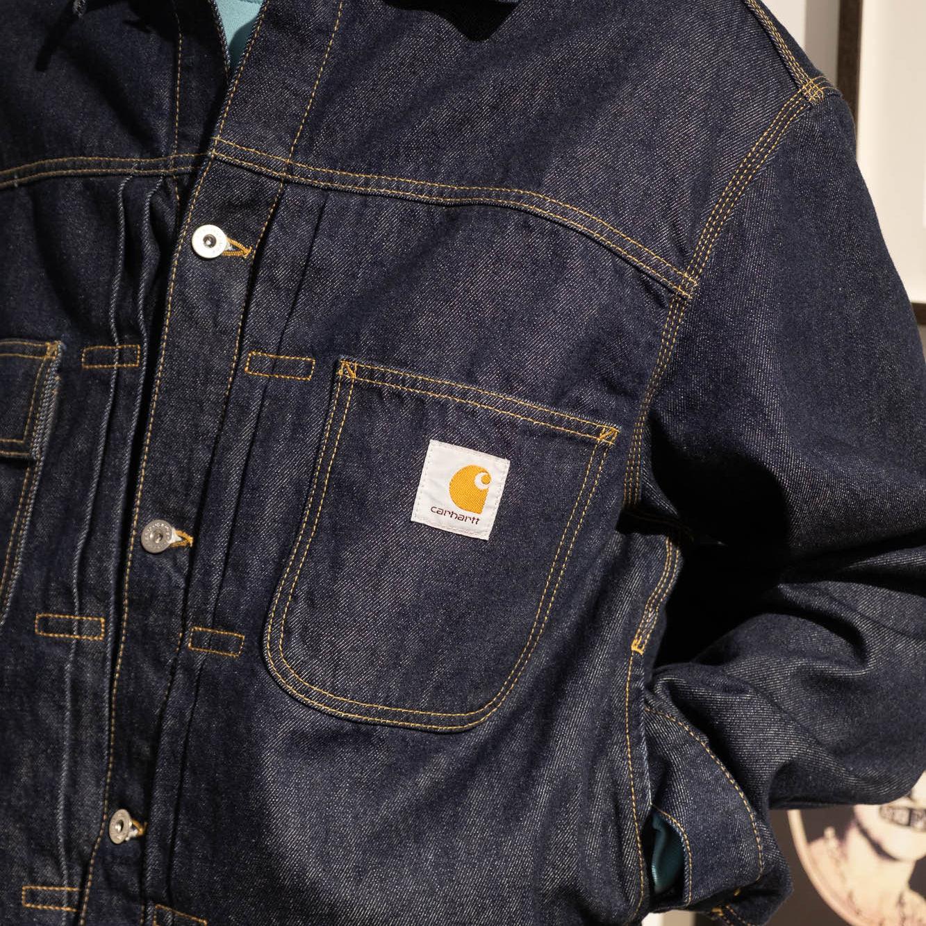 Carhartt WIP Belmar Jacket - Blue Rinsed - Never Never