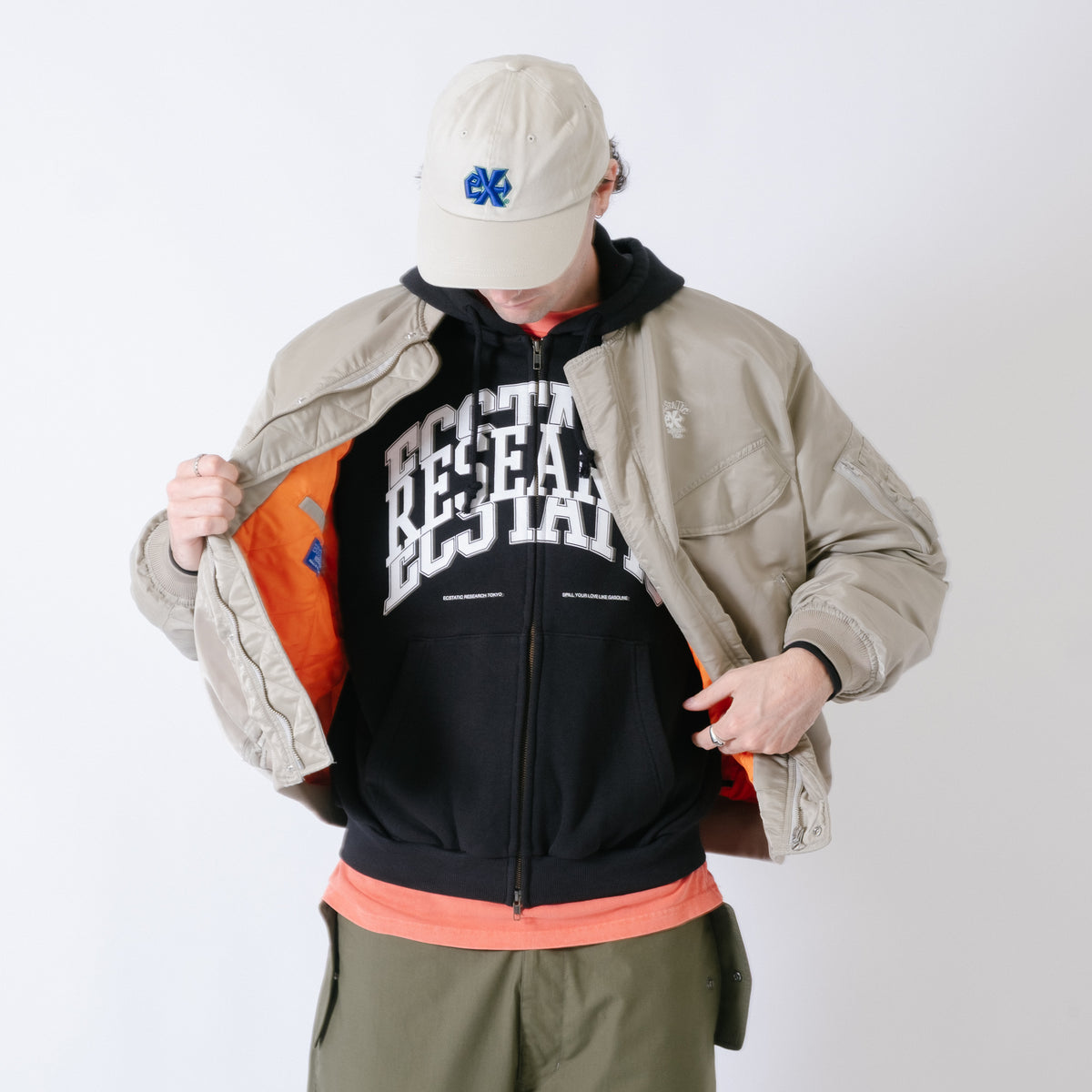 ECSTATIC Research Market Hat - Grey