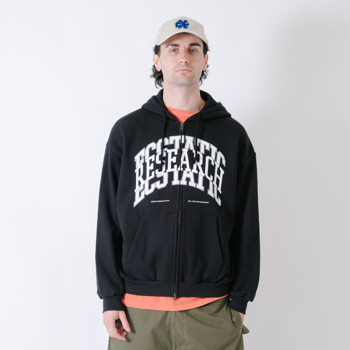 ECSTATIC Research Campus Zip Hoodie - Black
