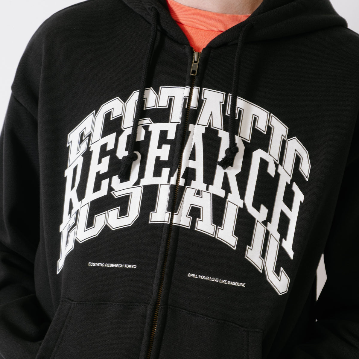 ECSTATIC Research Campus Zip Hoodie - Black