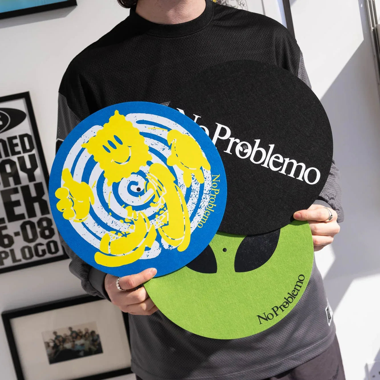 No Problemo Turntable Slipmats 3 Pack - Multi - Never Never