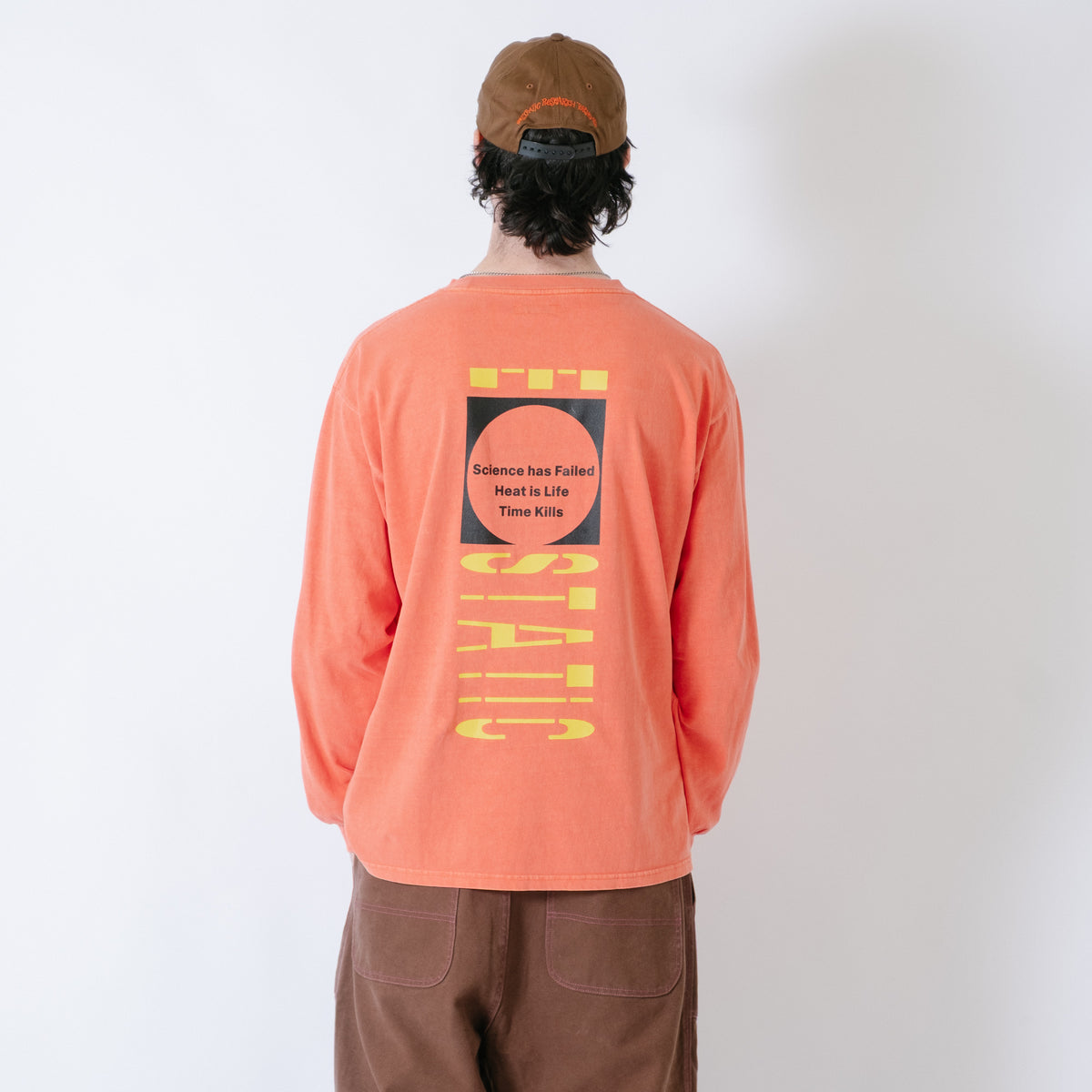 ECSTATIC Research Time LS T-Shirt - Orange