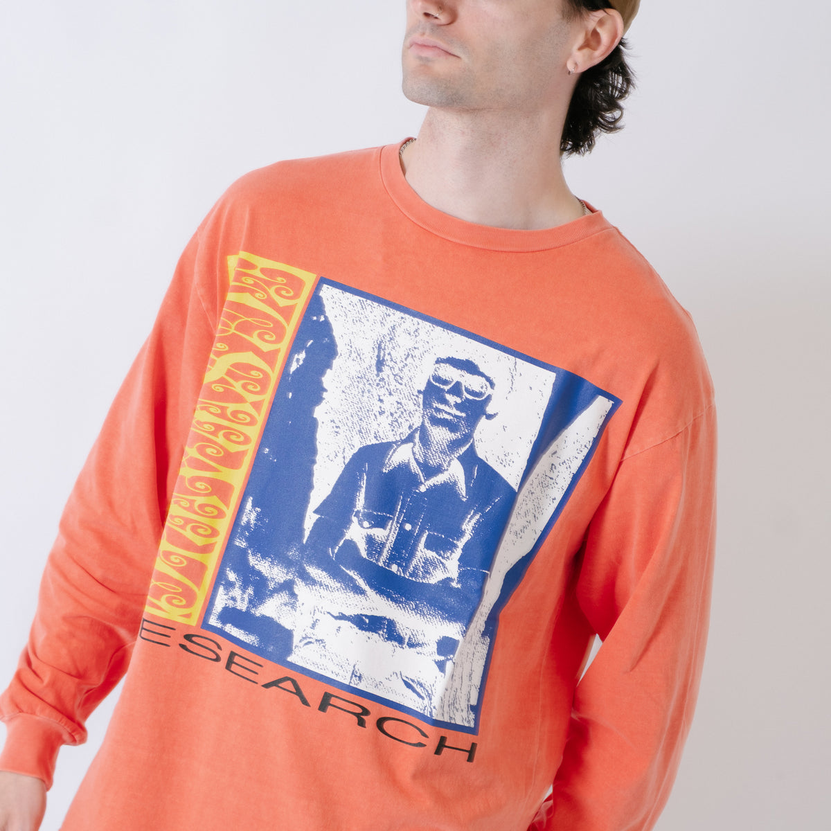 ECSTATIC Research Time LS T-Shirt - Orange