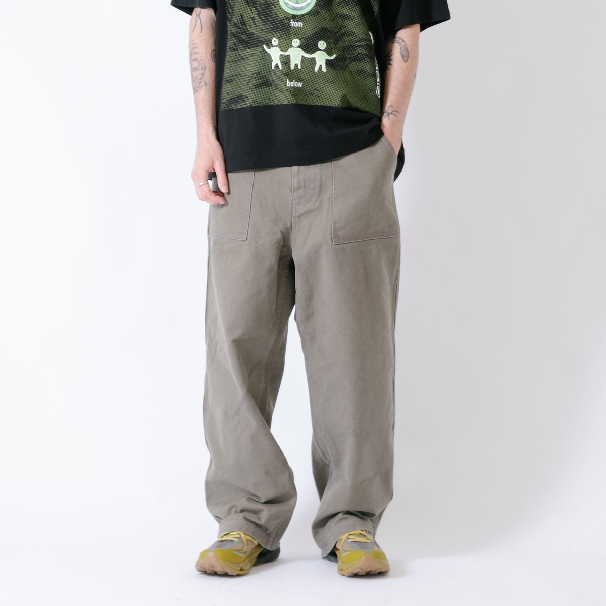 ECSTATIC Research Work Pant - Khaki