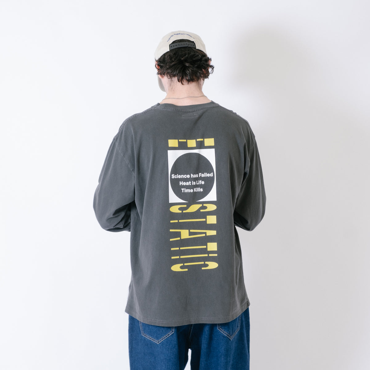 ECSTATIC Research Time LS T-Shirt - Charcoal