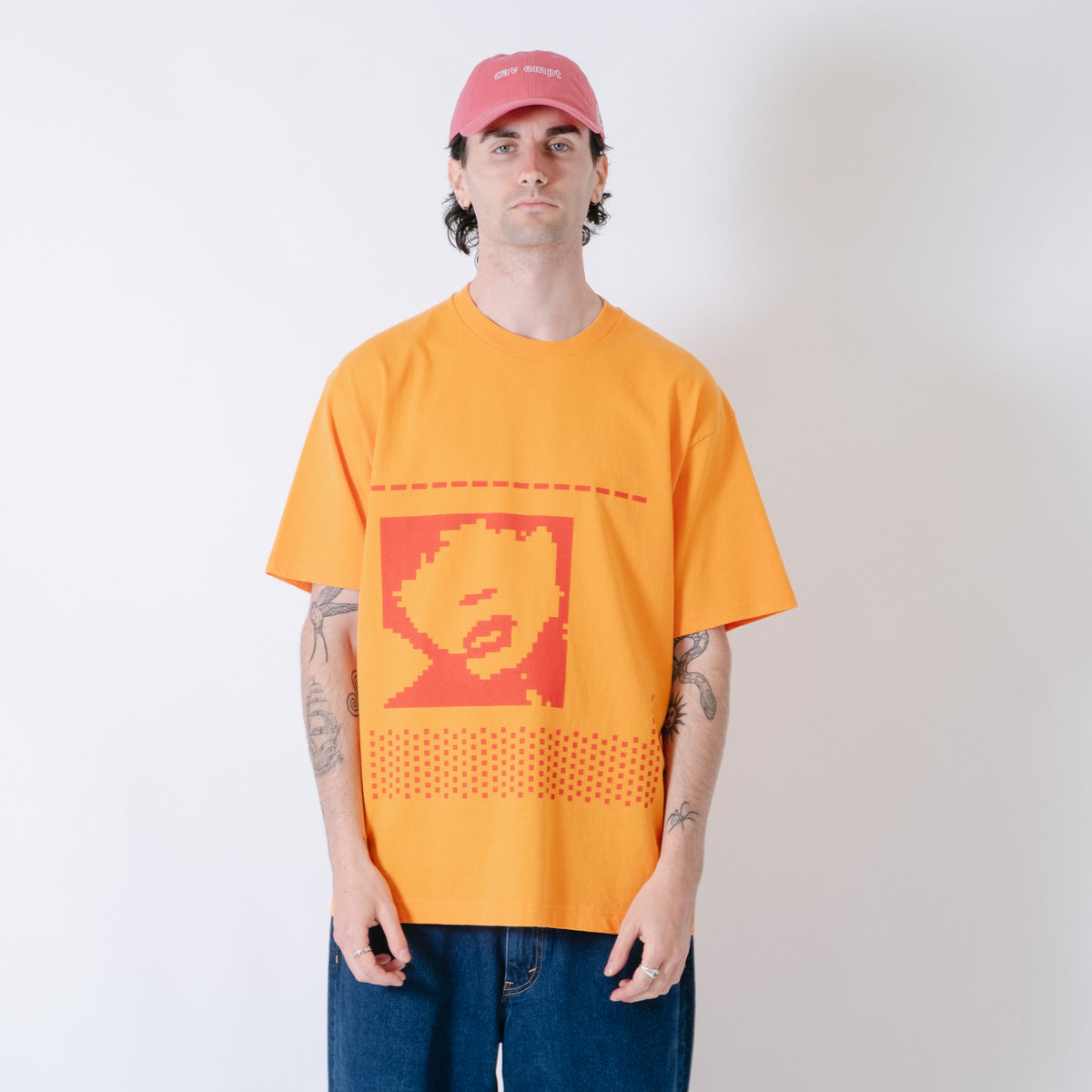 Cav Empt PORTRAY #5 T-Shirt- Orange