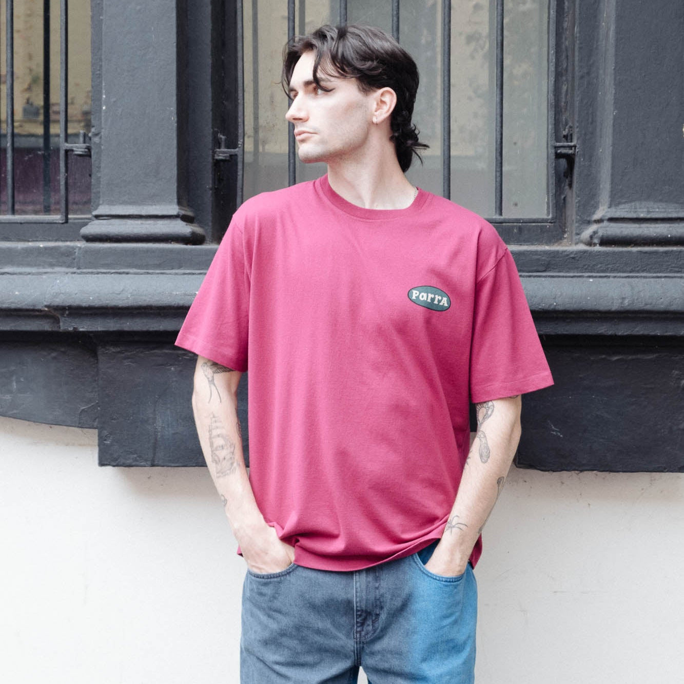 By Parra Chair Baller T-Shirt - Dark Magenta