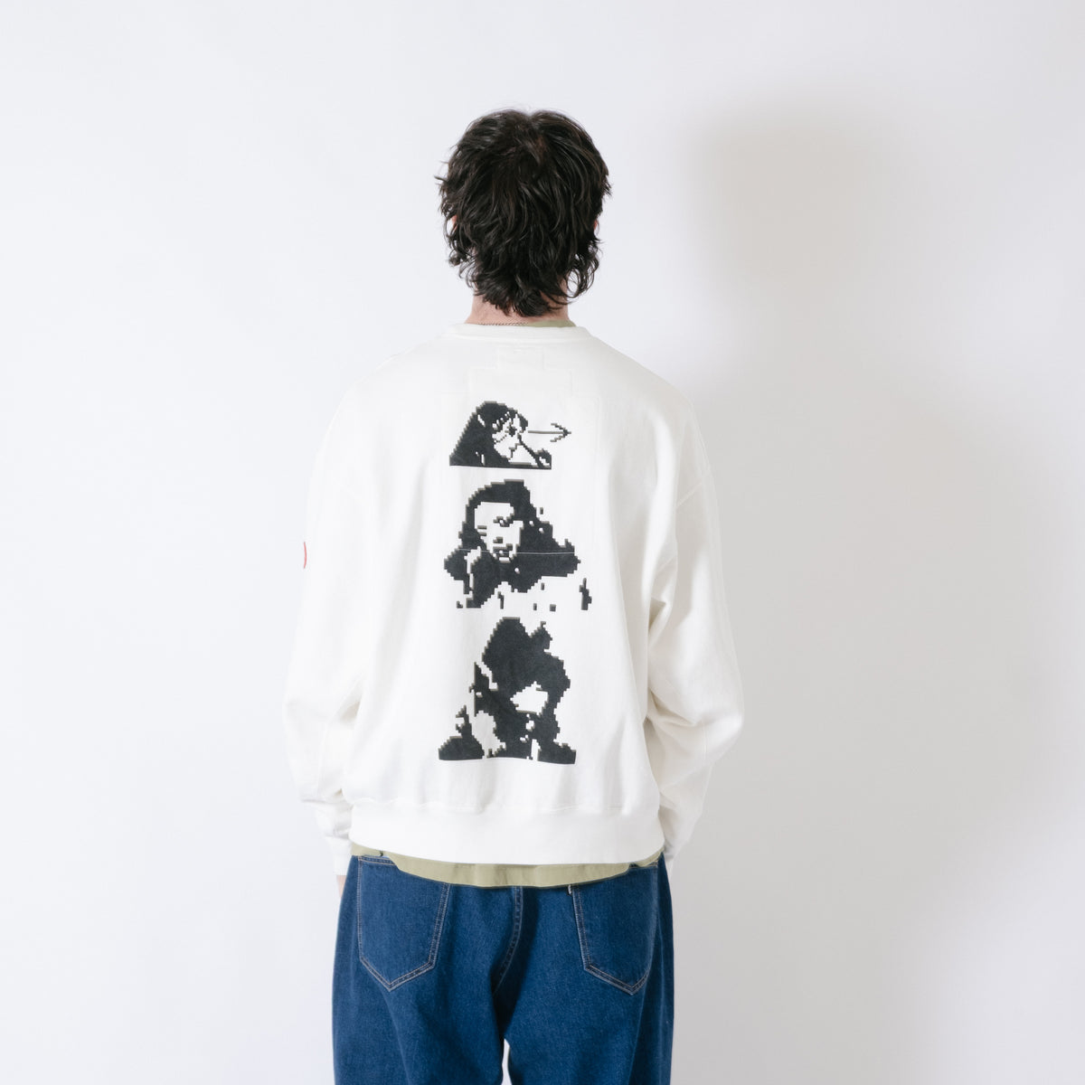 Cav Empt PORTRAY Crew Neck Sweater - White