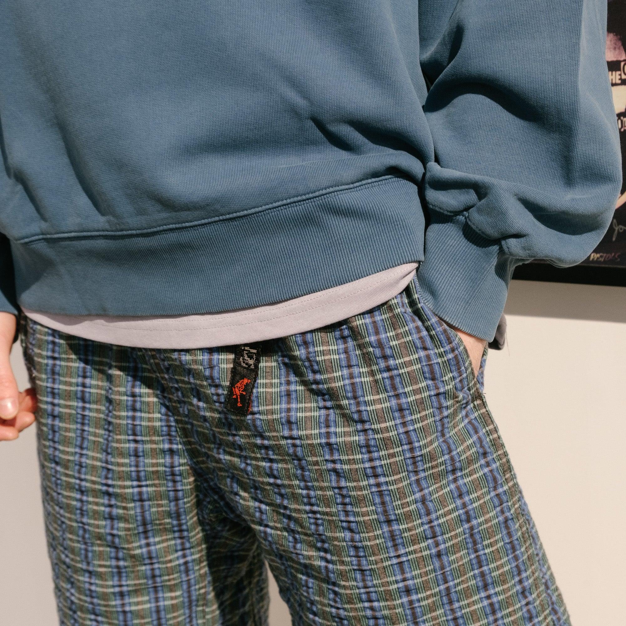 Gramicci OG Seersucker Short - Multi Stripe Plaid - Never Never