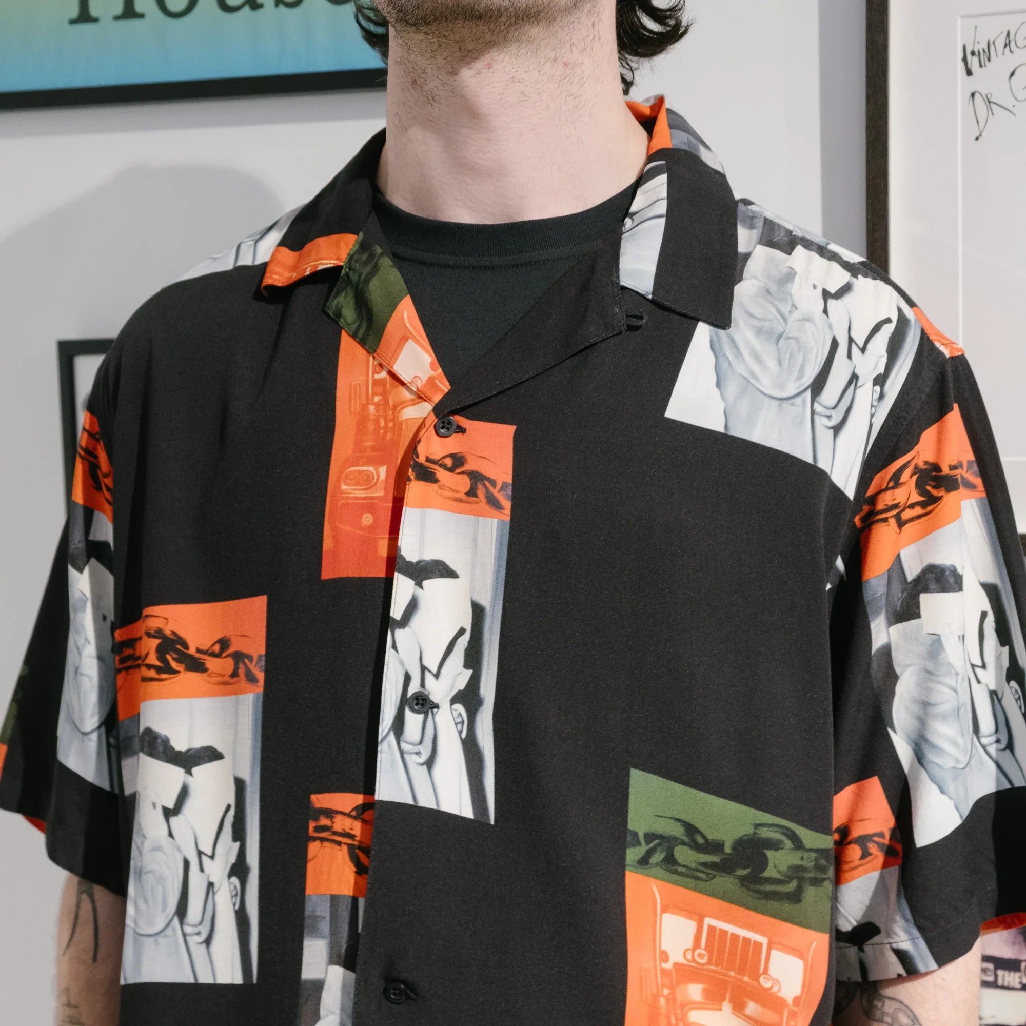 Carhartt WIP S/S Sean Hamilton Shirt - Sean Hamilton/Black - Never Never