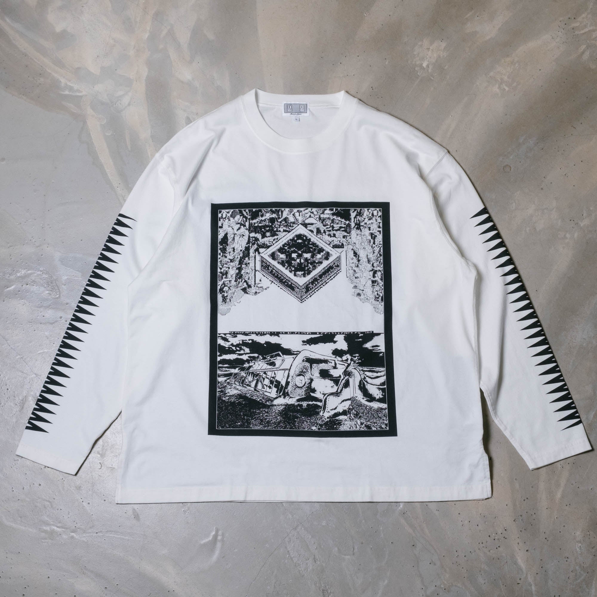 Cav Empt Century Cameo Long Sleeve T-Shirt - White