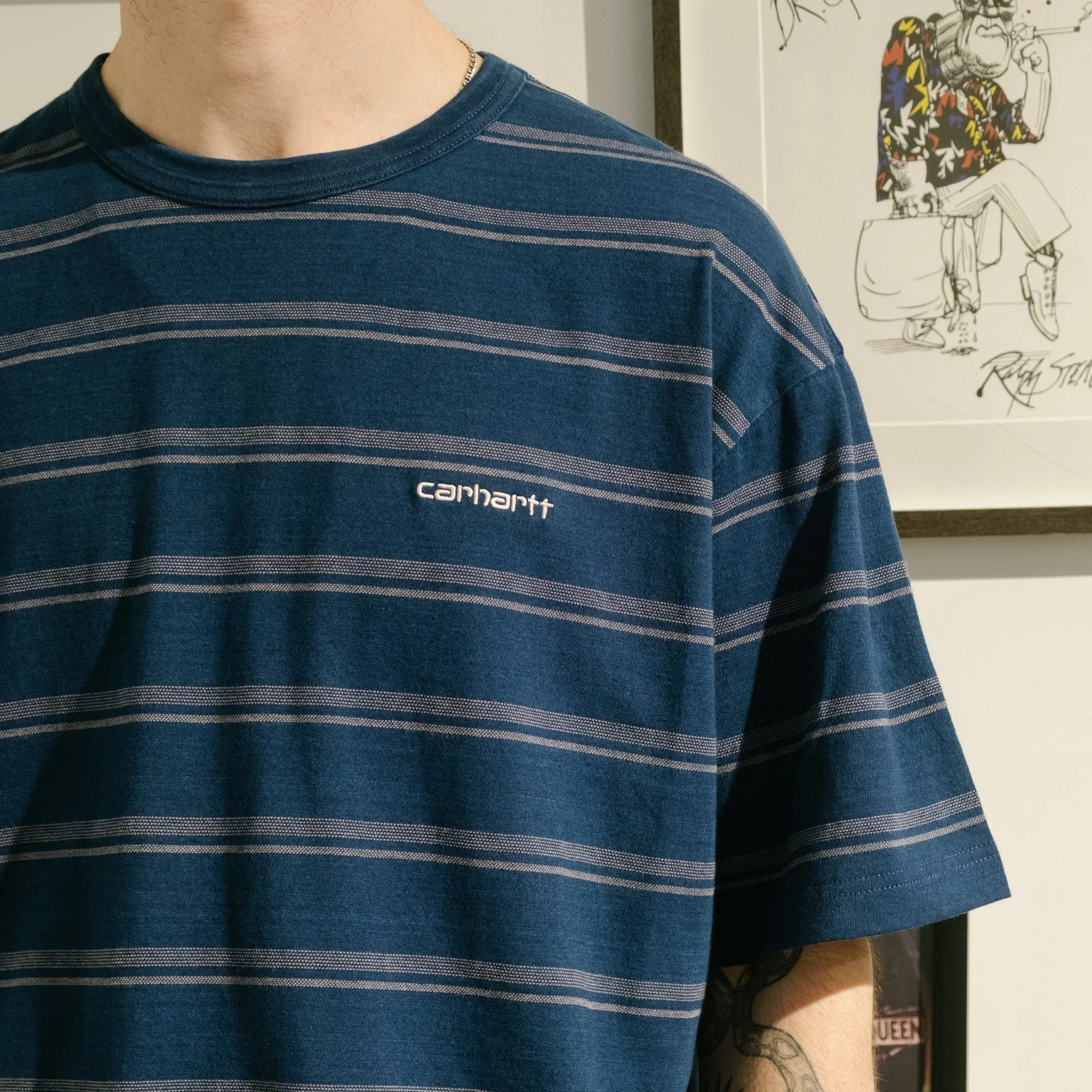 Carhartt WIP Matti T-Shirt - Blue/Phlox - Never Never
