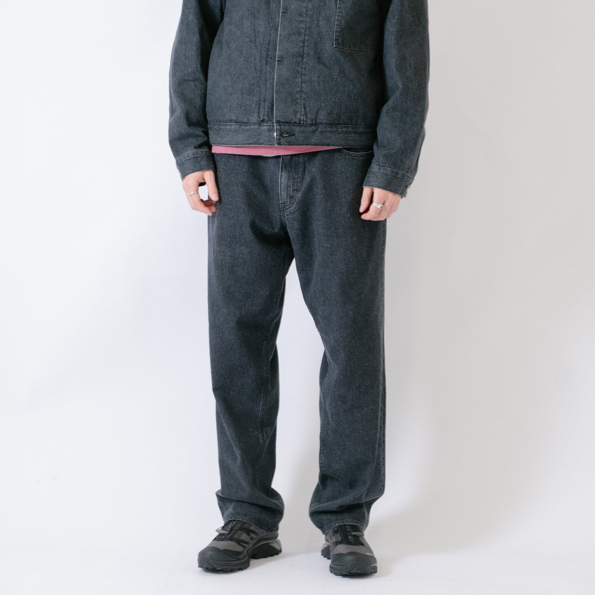 Cav Empt 1992 Washed Black Nep Denim Jean - Grey