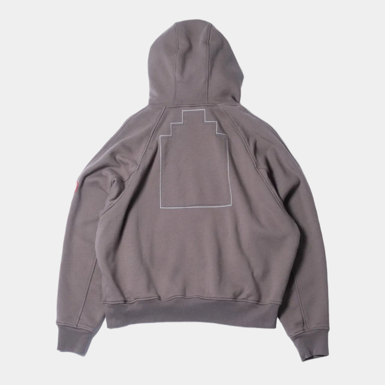 Cav Empt Solid Big Heavy Hoody - Khaki