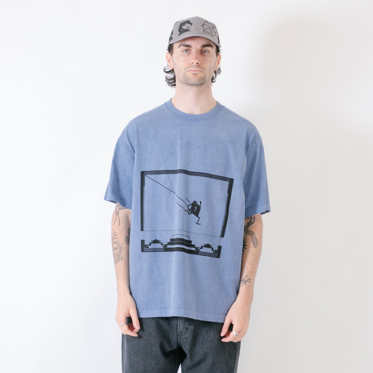 Cav Empt Overdye MD Swift Code T-Shirt - Purple