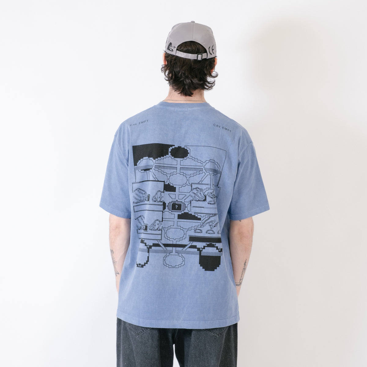 Cav Empt Overdye MD Swift Code T-Shirt - Purple