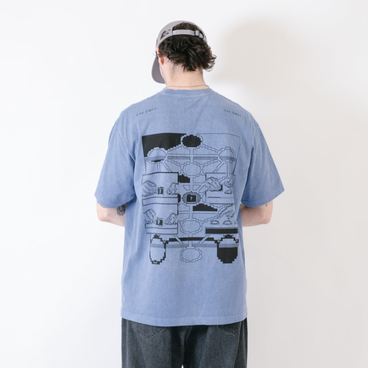 Cav Empt Overdye MD Swift Code T-Shirt - Purple