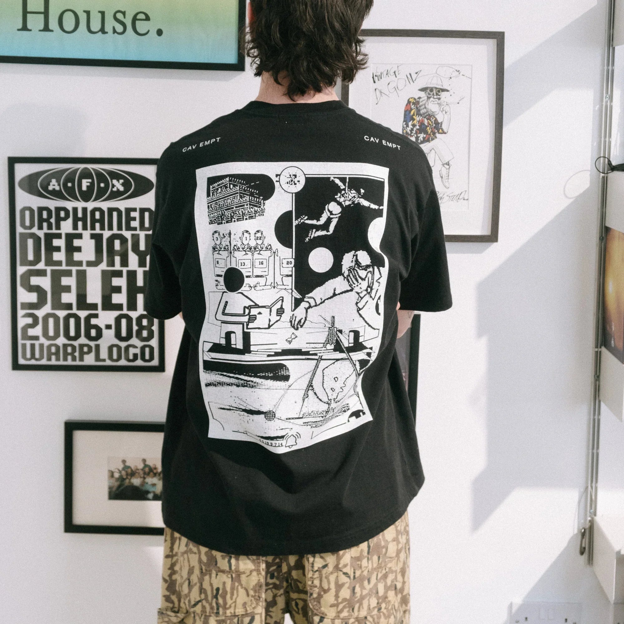 Cav Empt MD Caveat Aedificator T-Shirt - Black - Never Never