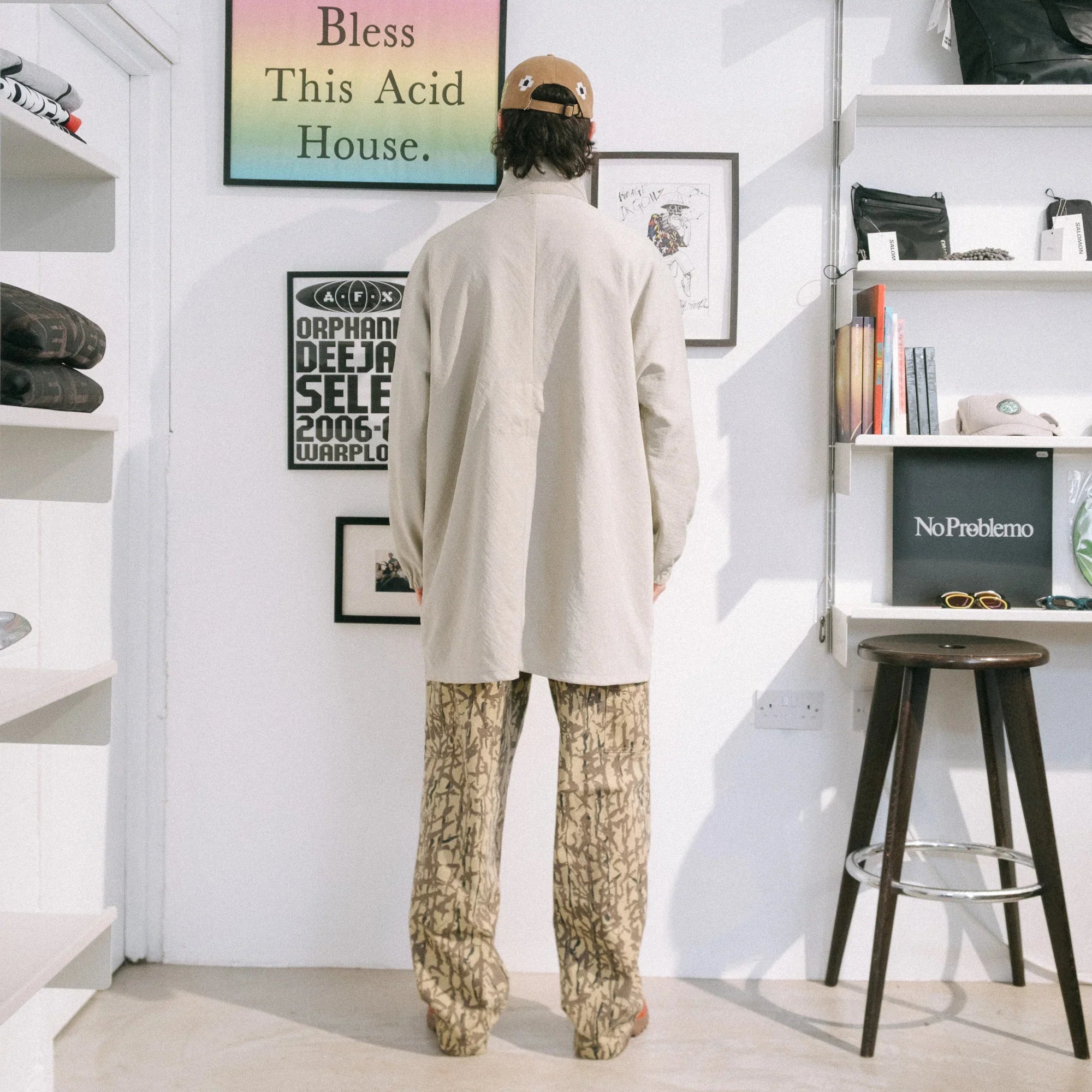 Cav Empt Solid Nylon Wing Coat - Grey - Never Never