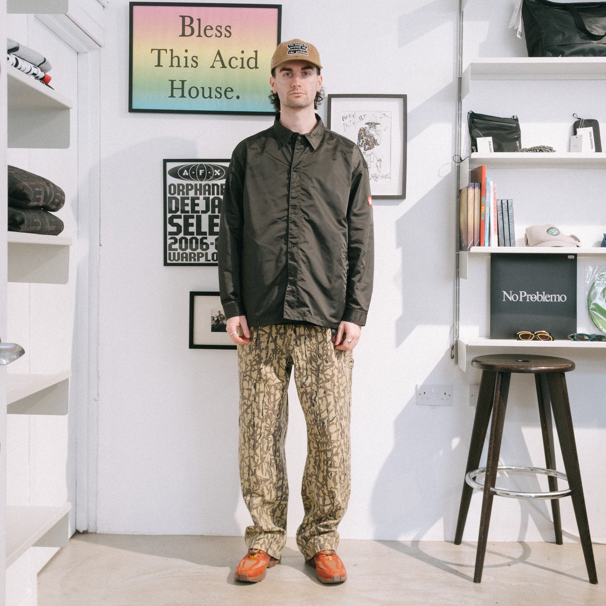 Cav Empt Welt Pockets PE Big Shirt - Charcoal - Never Never