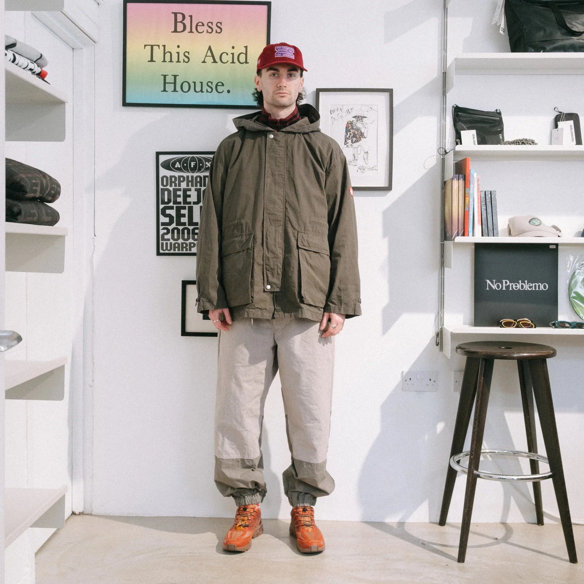 Cav Empt Hood Jacket - Charcoal - Never Never