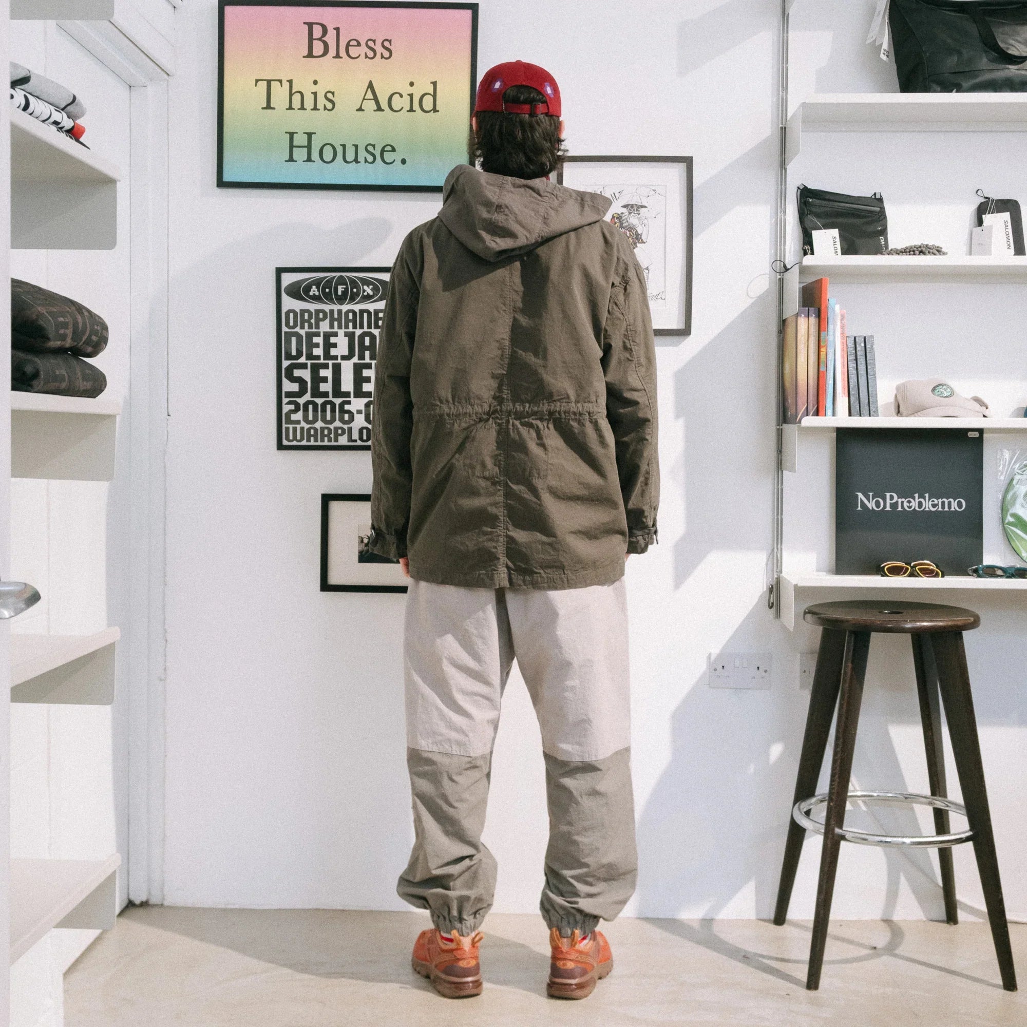 Cav Empt Hood Jacket - Charcoal - Never Never