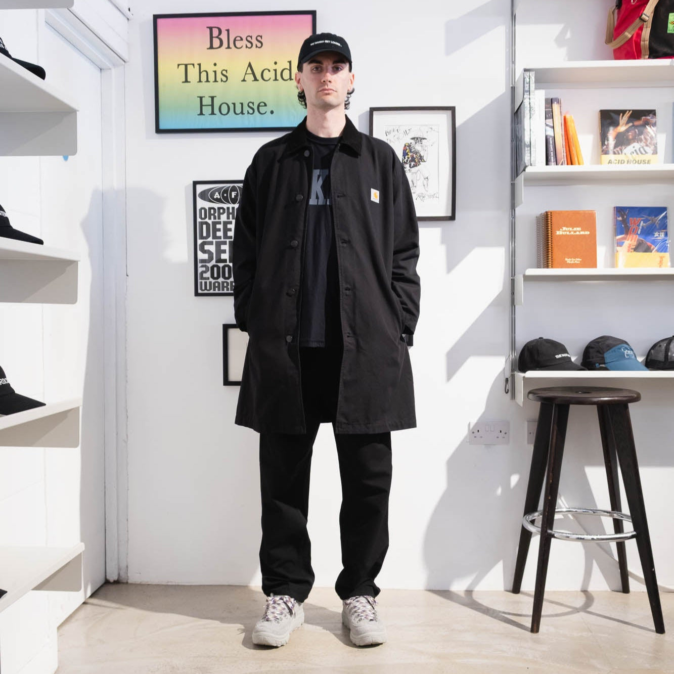 Carhartt WIP Webster Coat - Black/Black