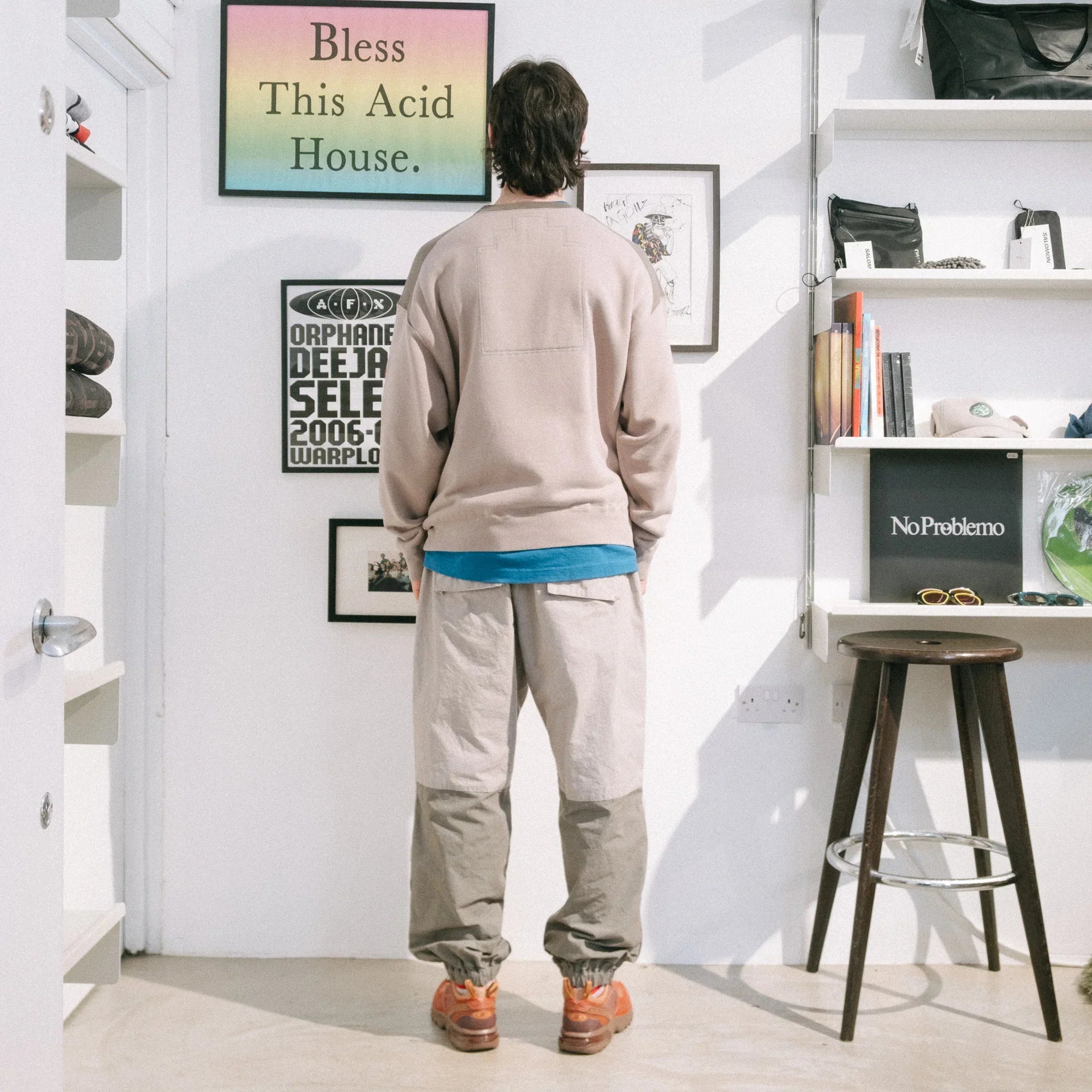 Cav Empt CN Rip Warm Up Pants - Grey - Never Never