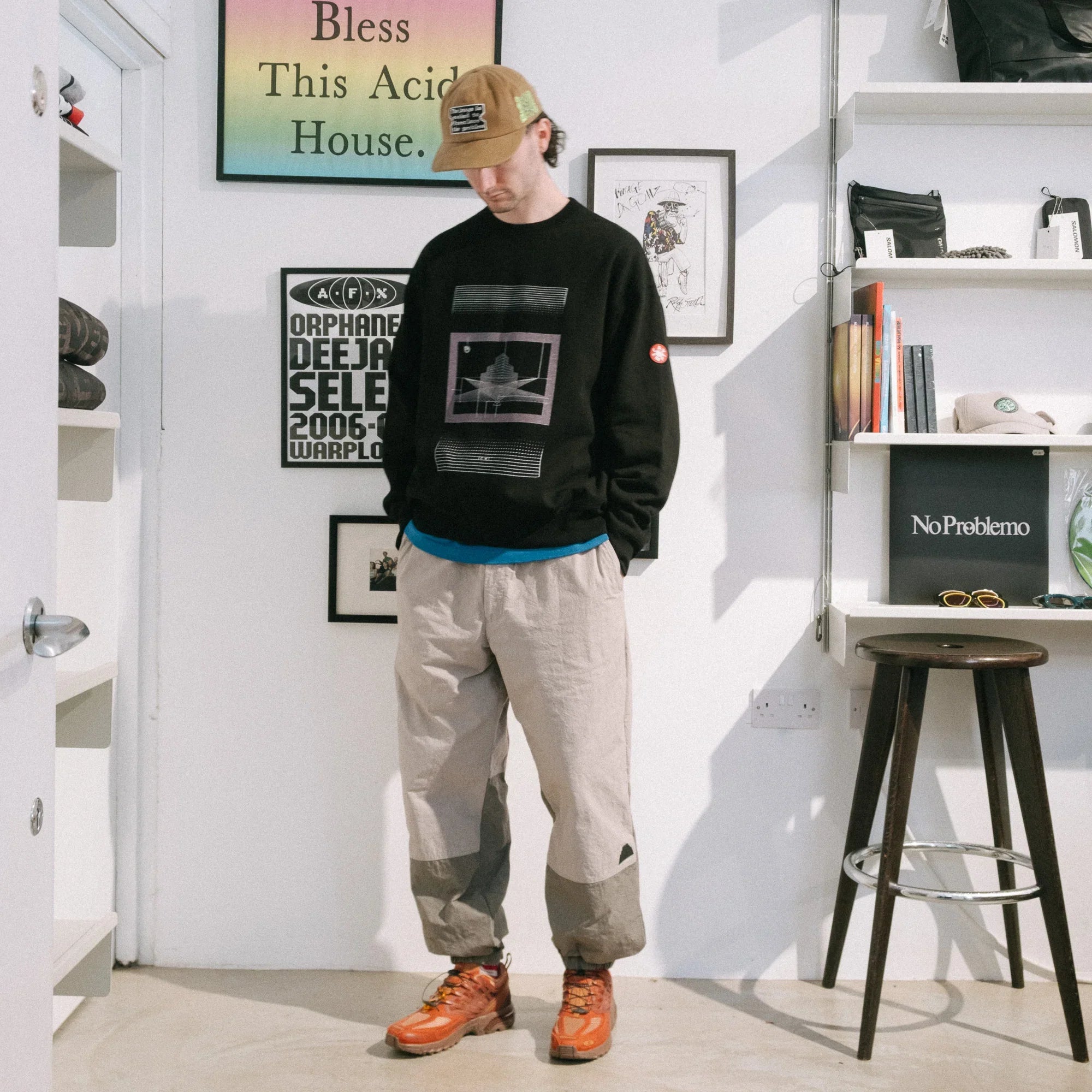 Cav Empt As Cdisc2_1 Crew Neck Sweater - Black - Never Never