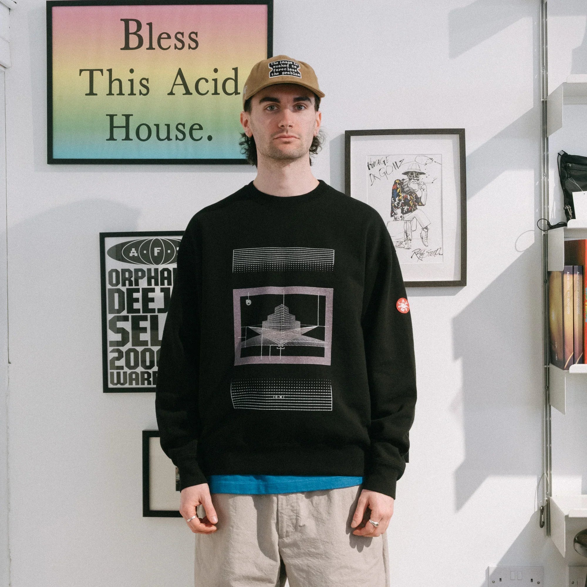 Cav Empt As Cdisc2_1 Crew Neck Sweater - Black - Never Never