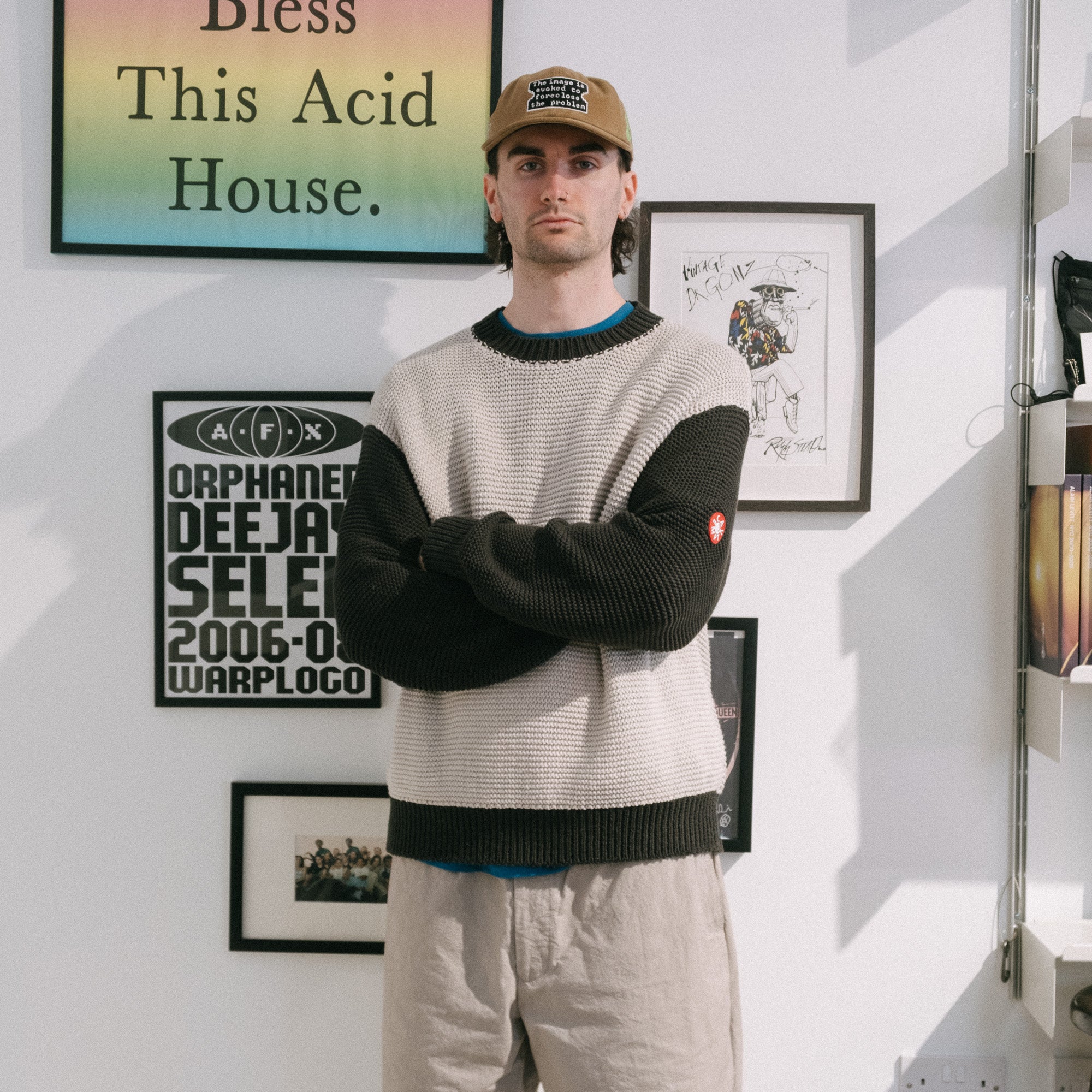 Cav Empt Coloured Cotton Knit Sweater - Grey - Never Never