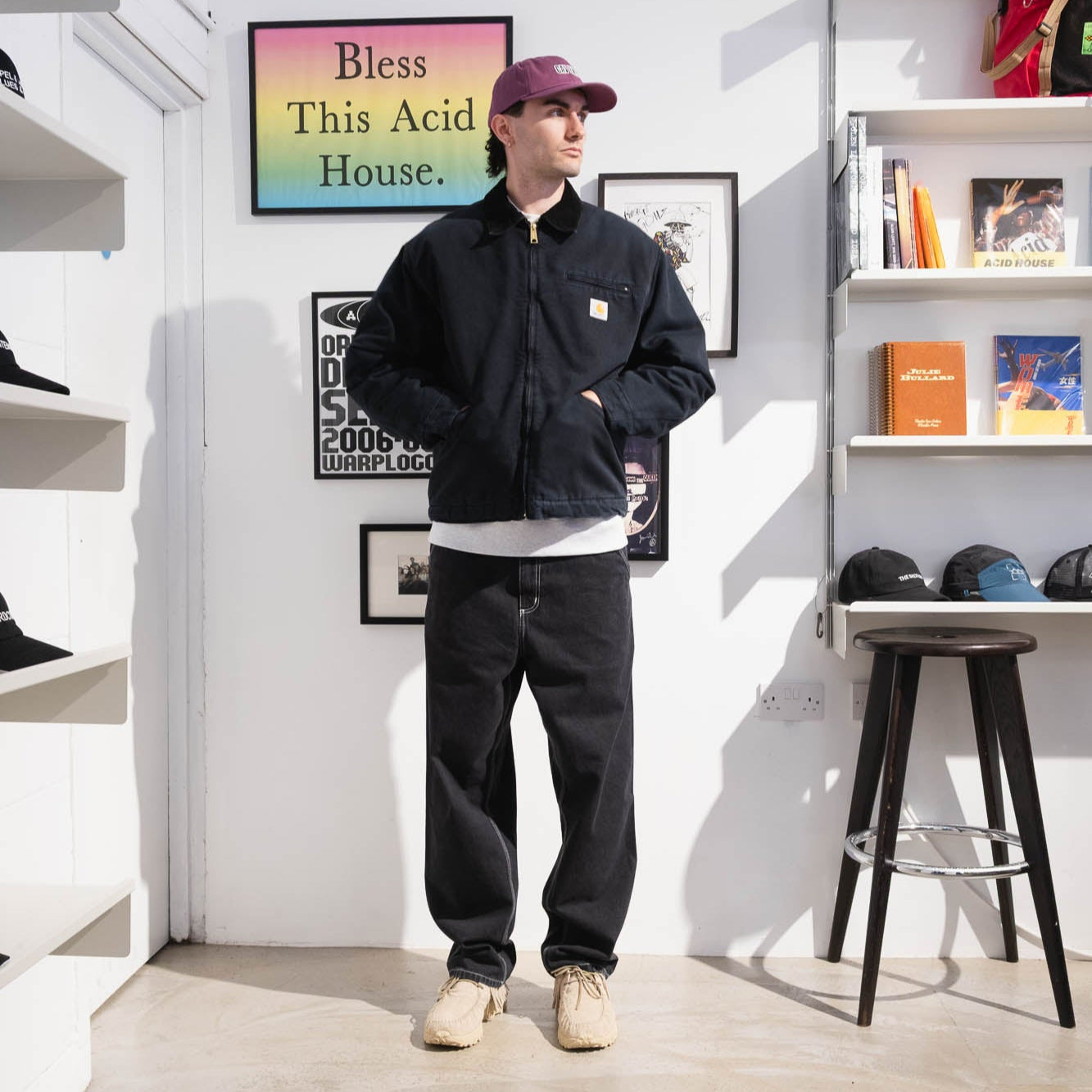 Carhartt WIP OG Detroit Jacket (Winter) - Black/Black