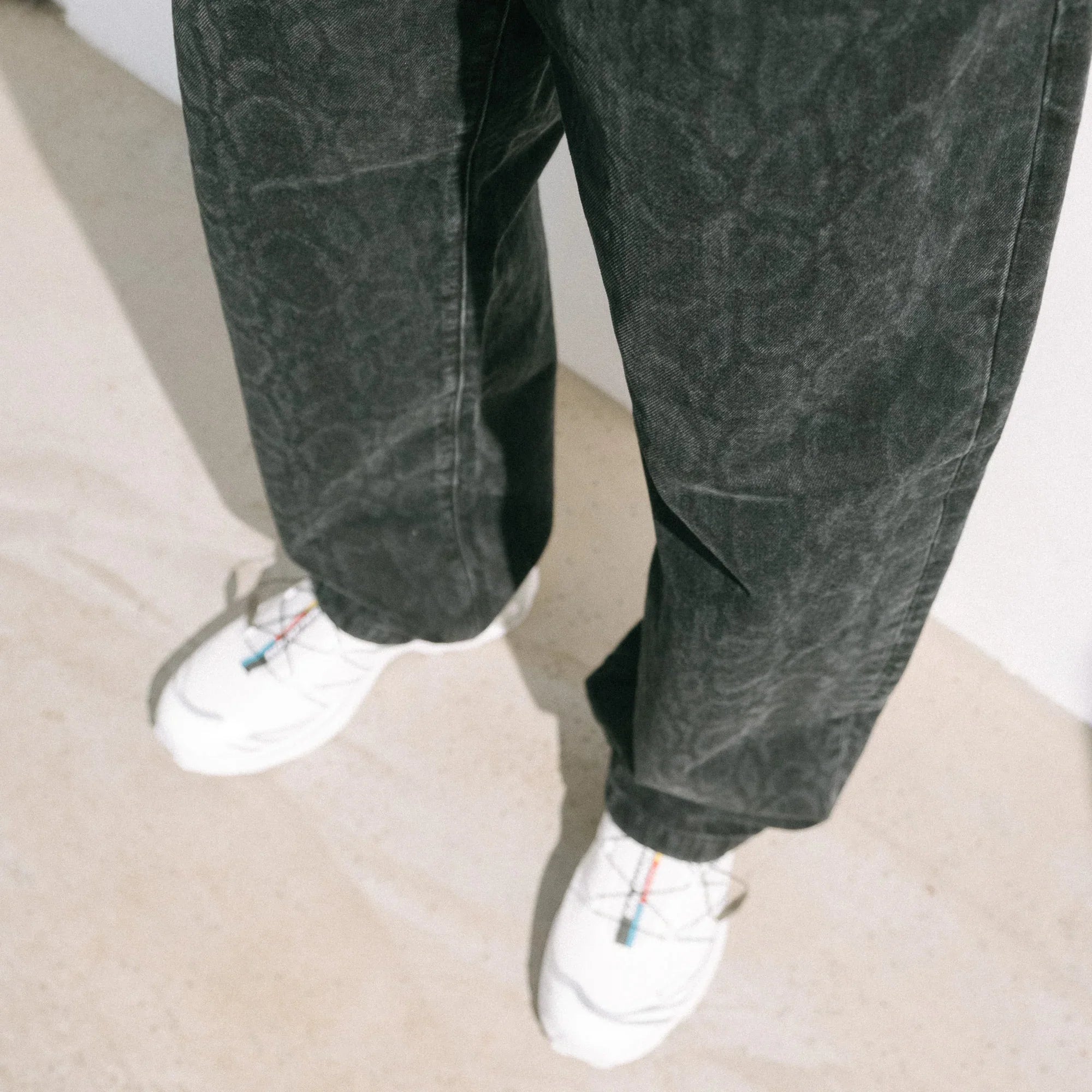 Carhartt WIP Landon Pant - Snake Camo Black Stone Washed - Never Never