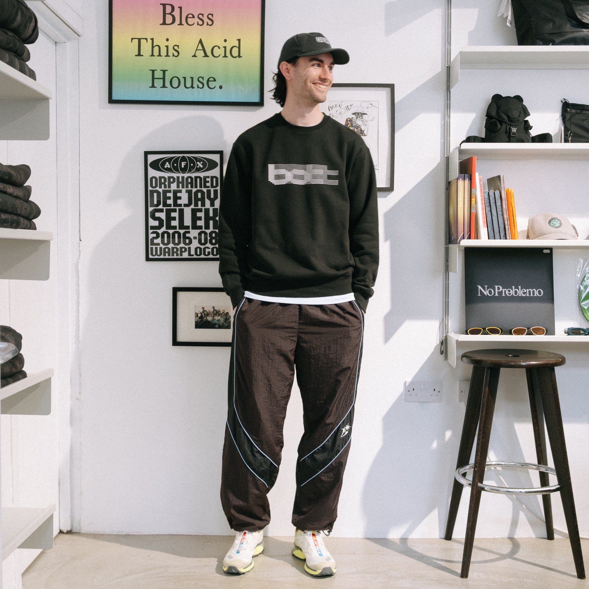 BoTT Blur Crewneck Sweatshirt - Black