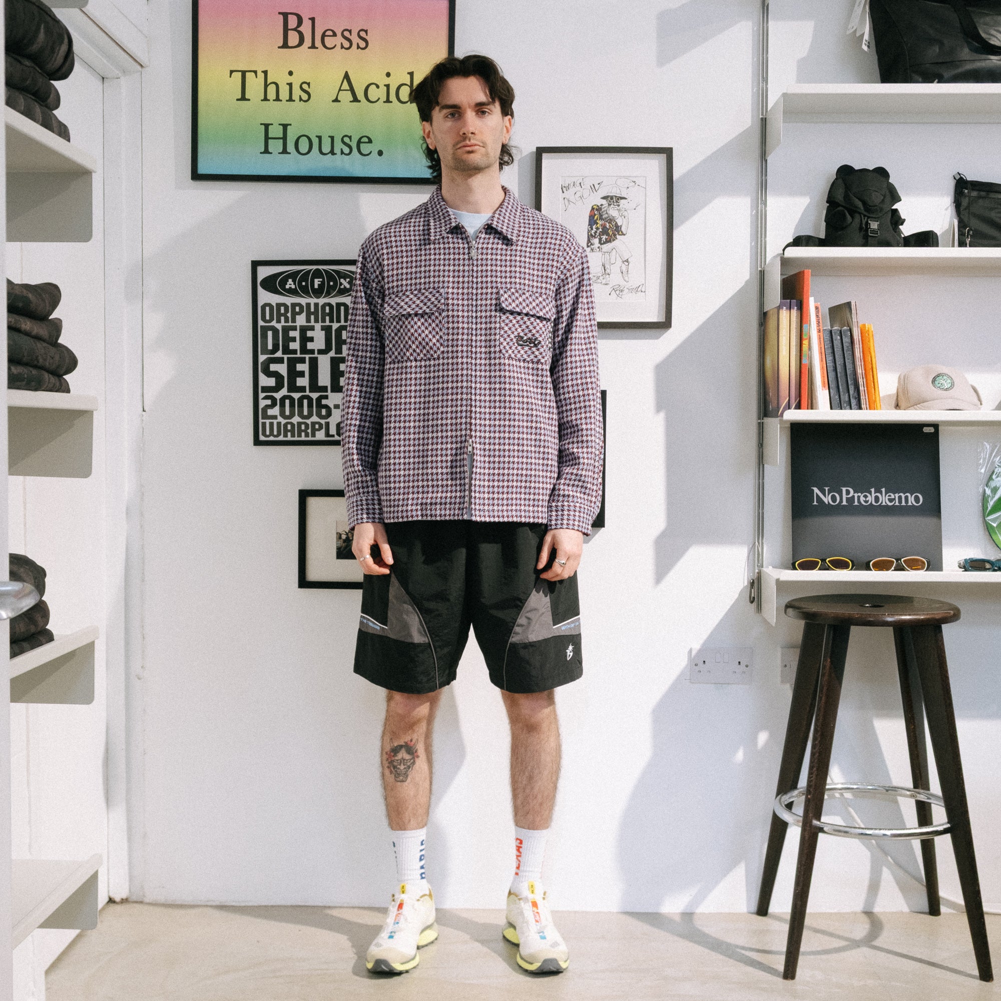 BoTT Zip-Up Flannel Shirt - Slate Blue