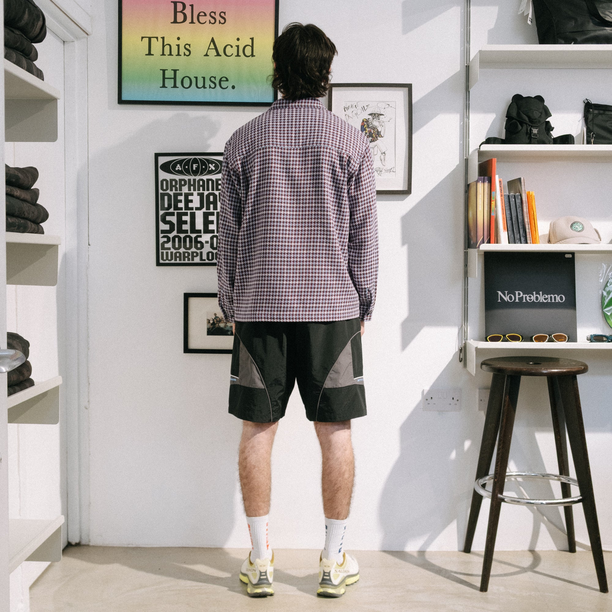 BoTT Zip-Up Flannel Shirt - Slate Blue