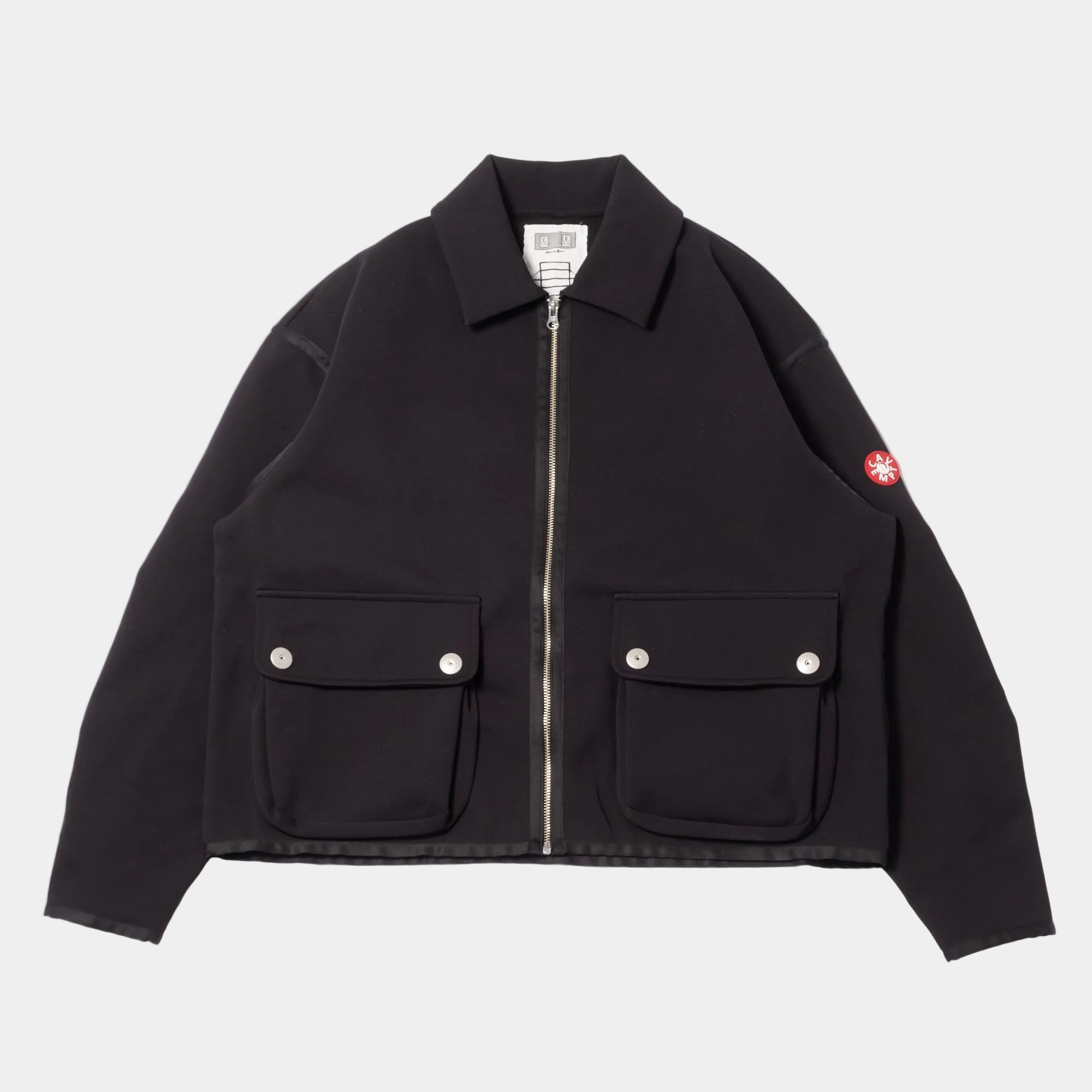 Cav Empt Smooth Zip Up - Black