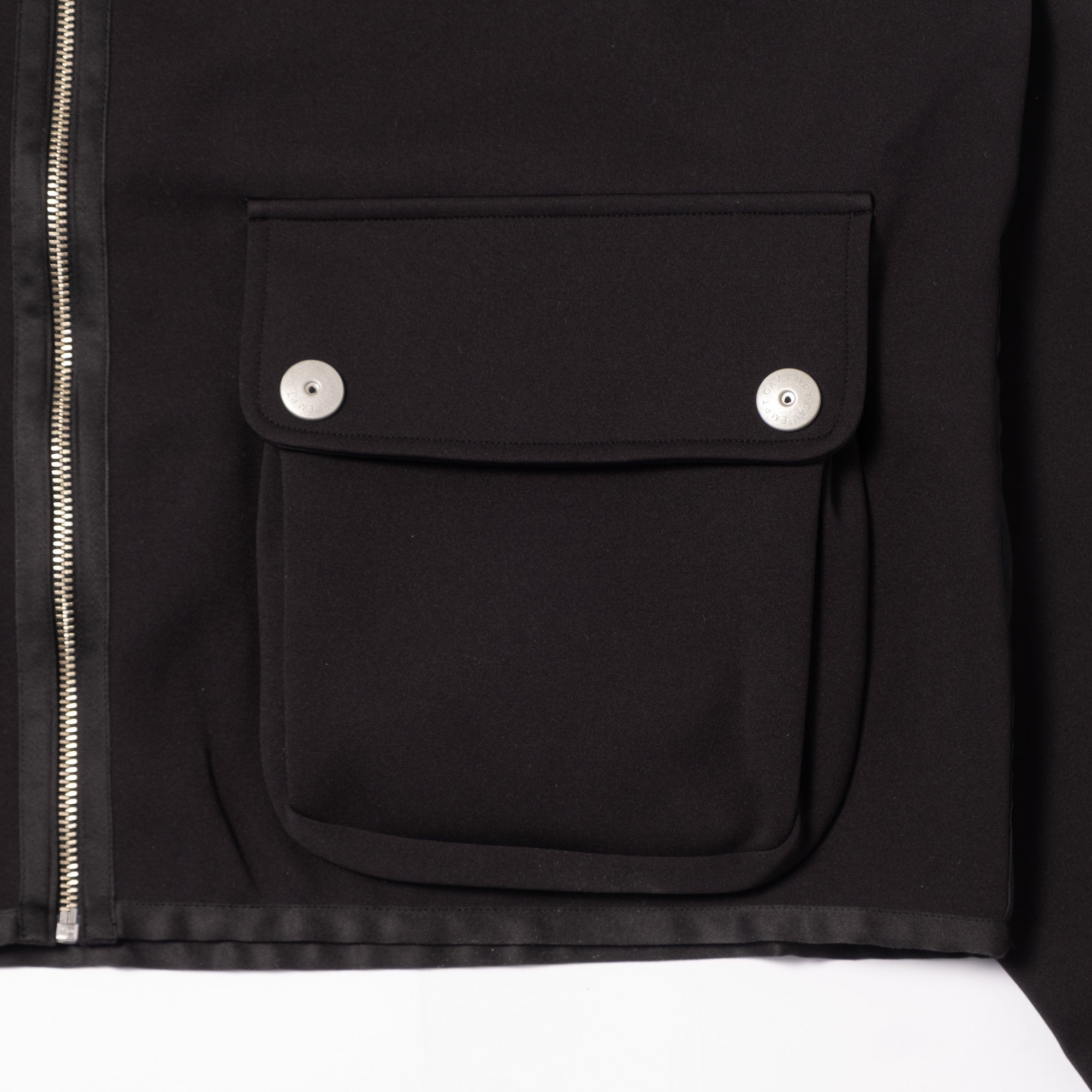 Cav Empt Smooth Zip Up - Black