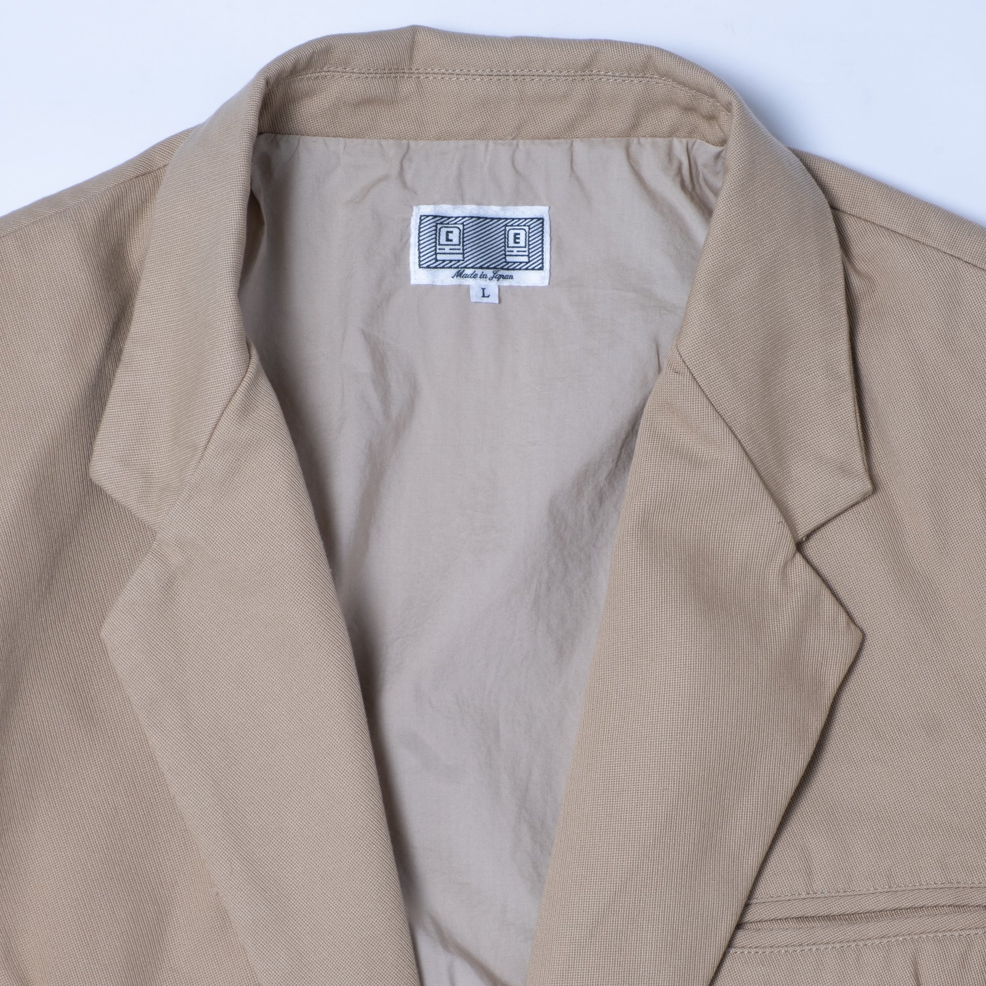 Cav Empt Cotton Lapel Jacket - Beige