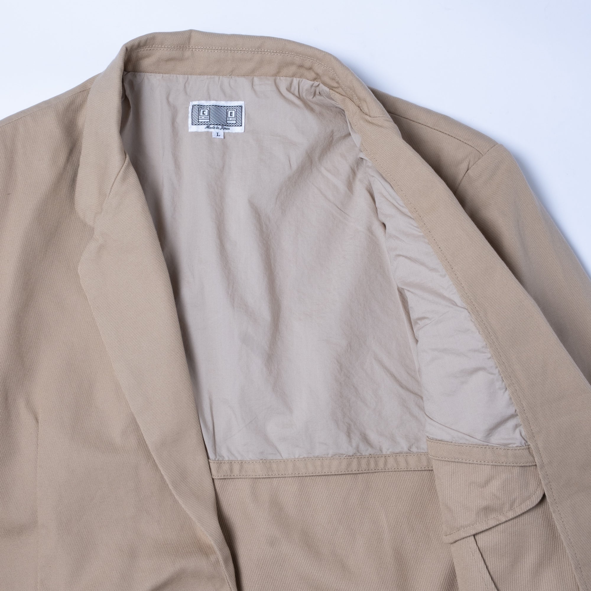 Cav Empt Cotton Lapel Jacket - Beige