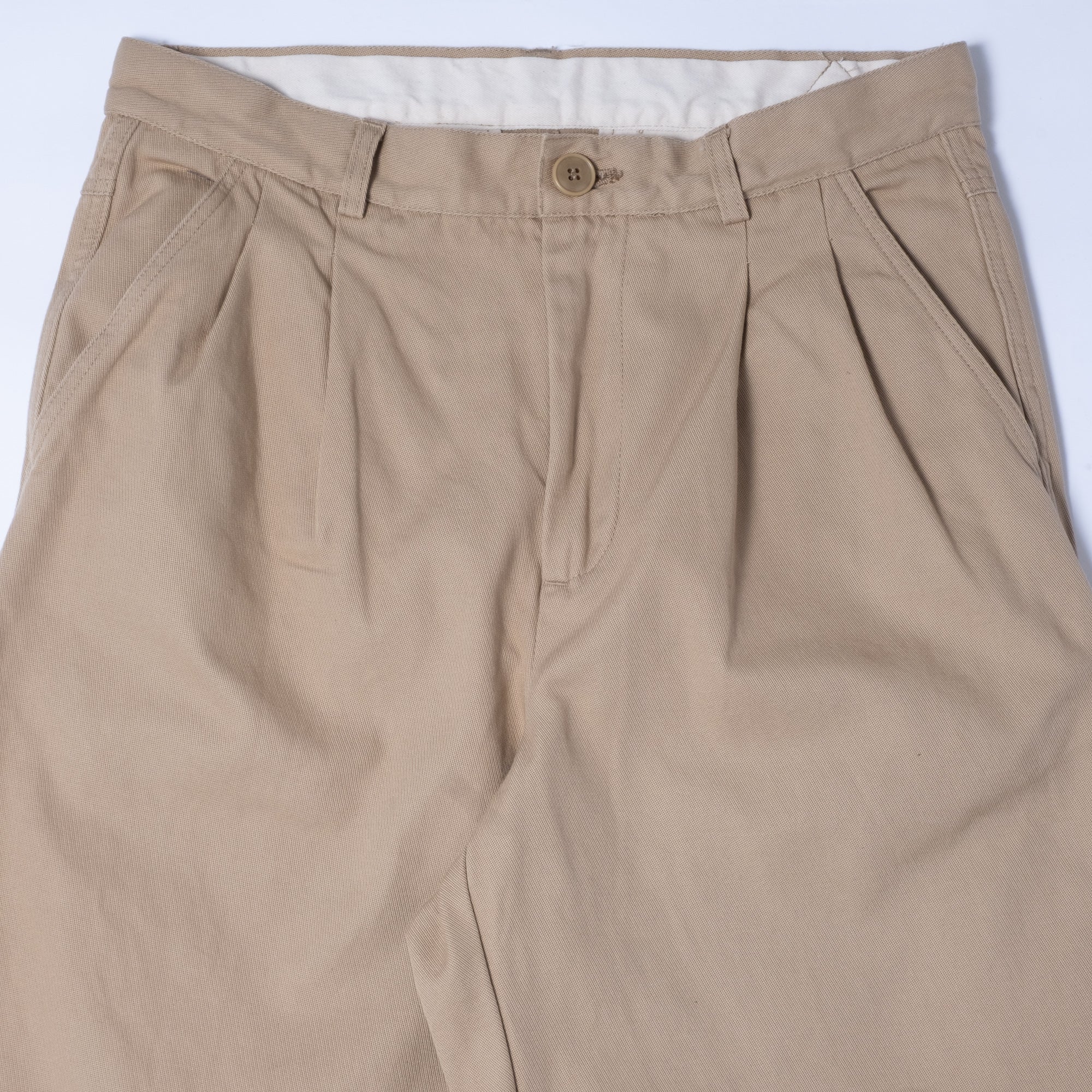 Cav Empt Cotton Casual Two Tuck Pants - Beige