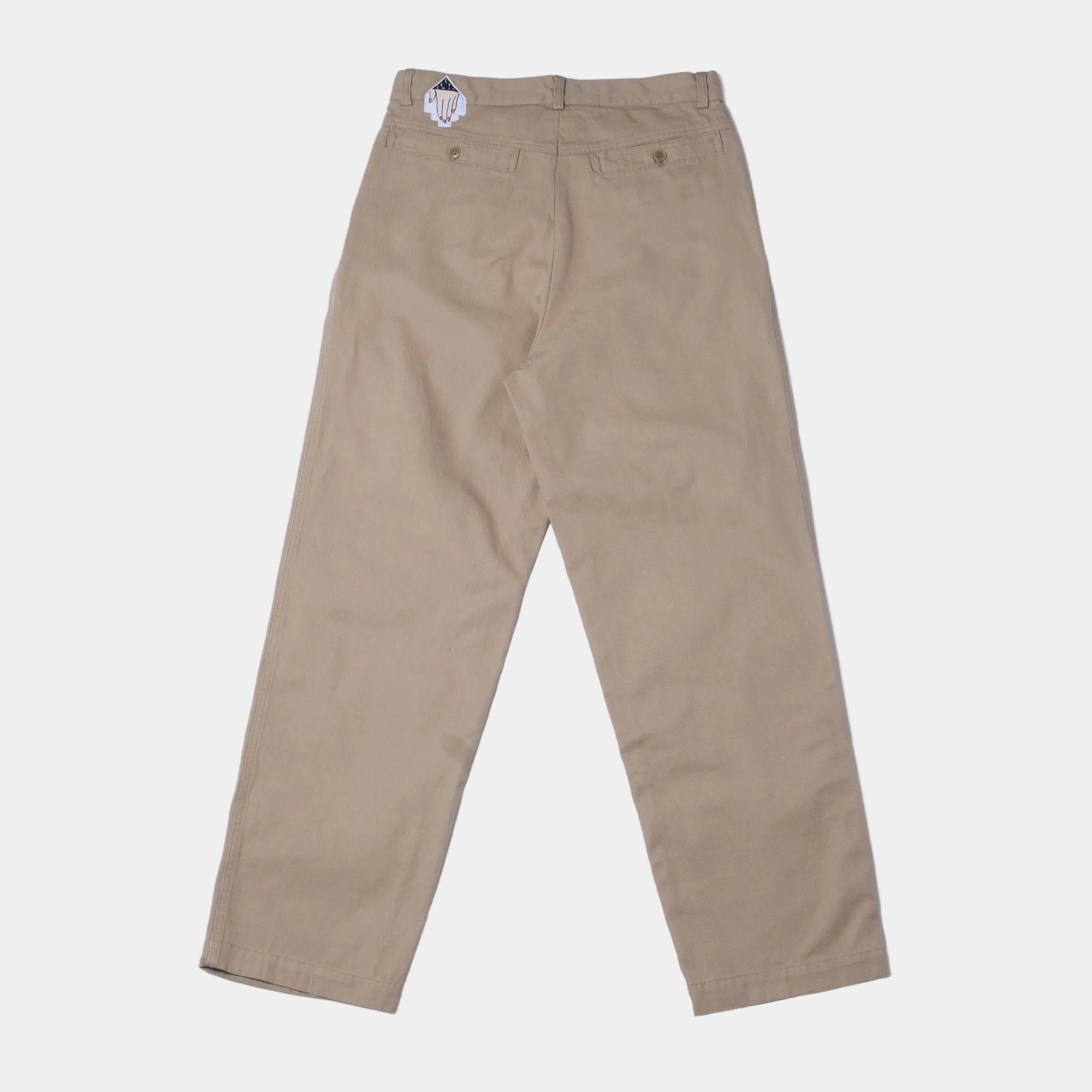 Cav Empt Cotton Casual Two Tuck Pants - Beige
