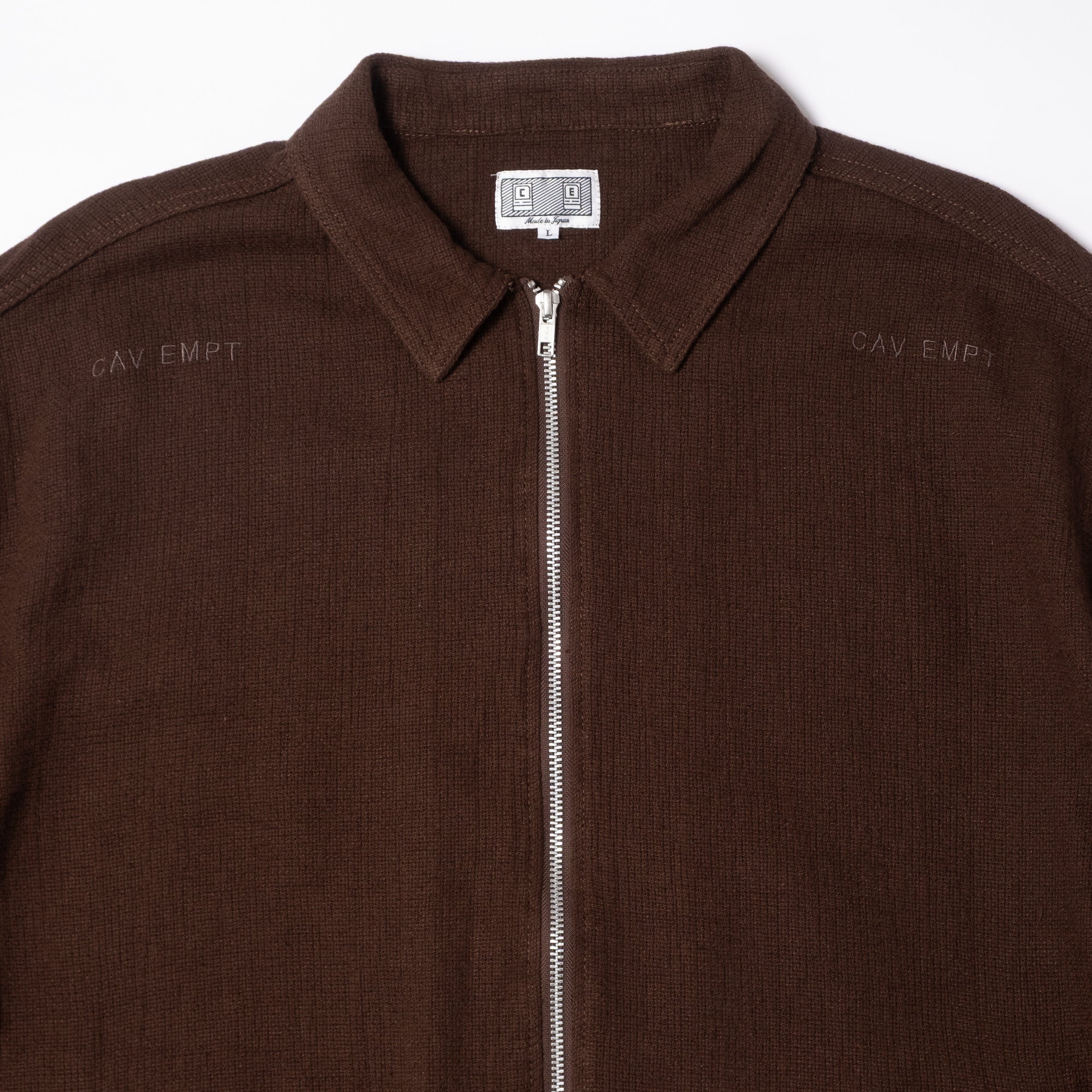 Cav Empt Welt Pockets Zip Shirt Jacket - Charcoal