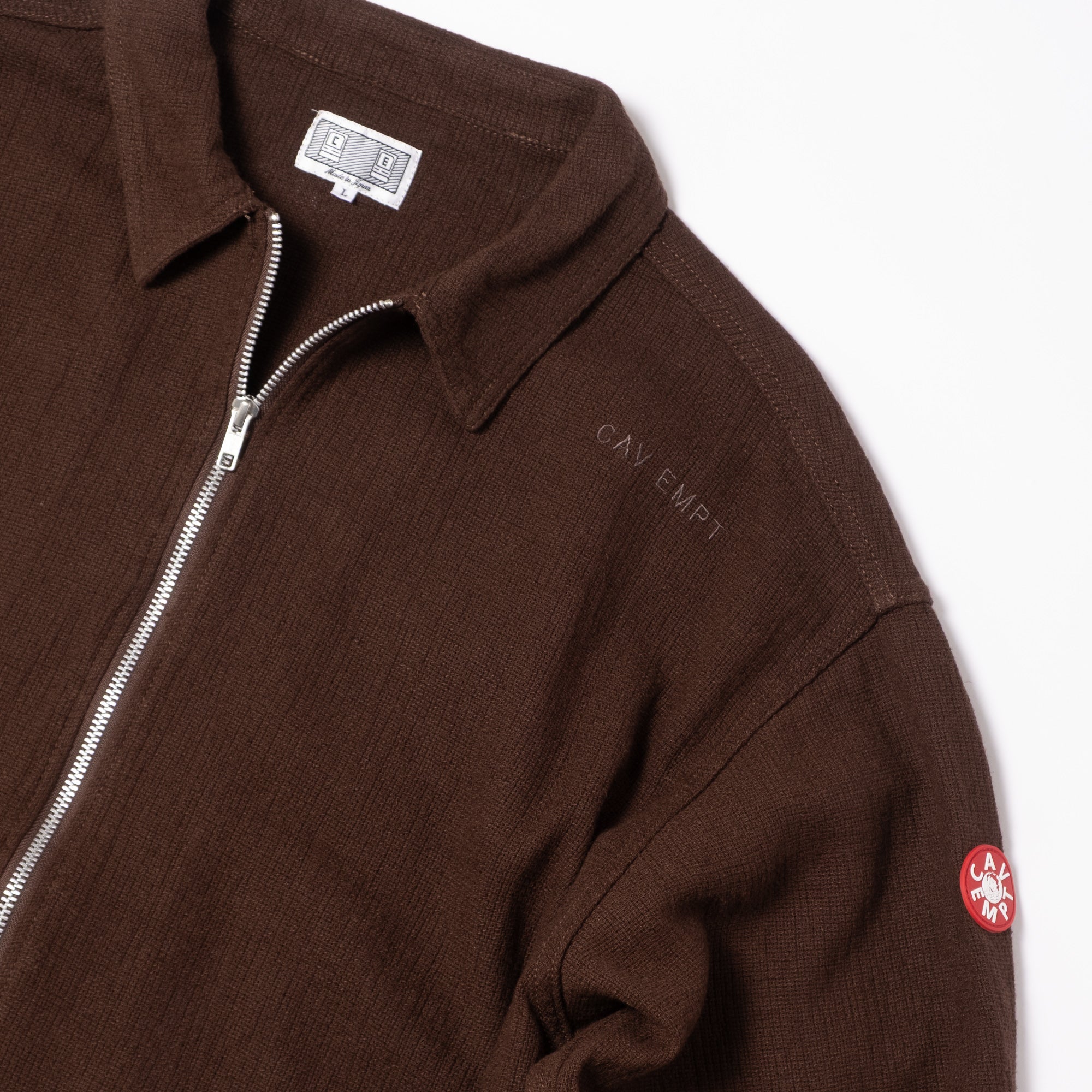Cav Empt Welt Pockets Zip Shirt Jacket - Charcoal