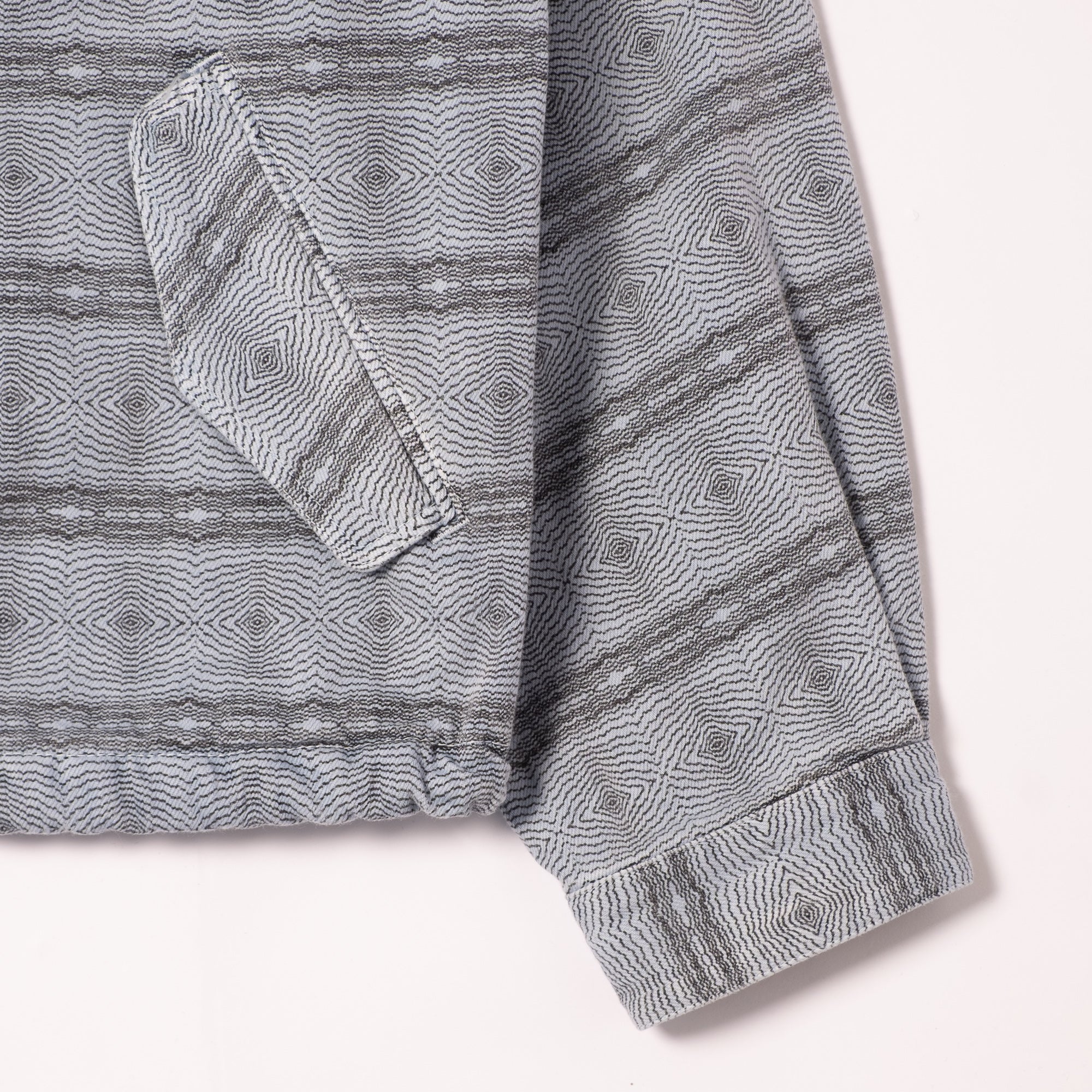 Cav Empt Overdye FK Pattern Button Jacket - Blue