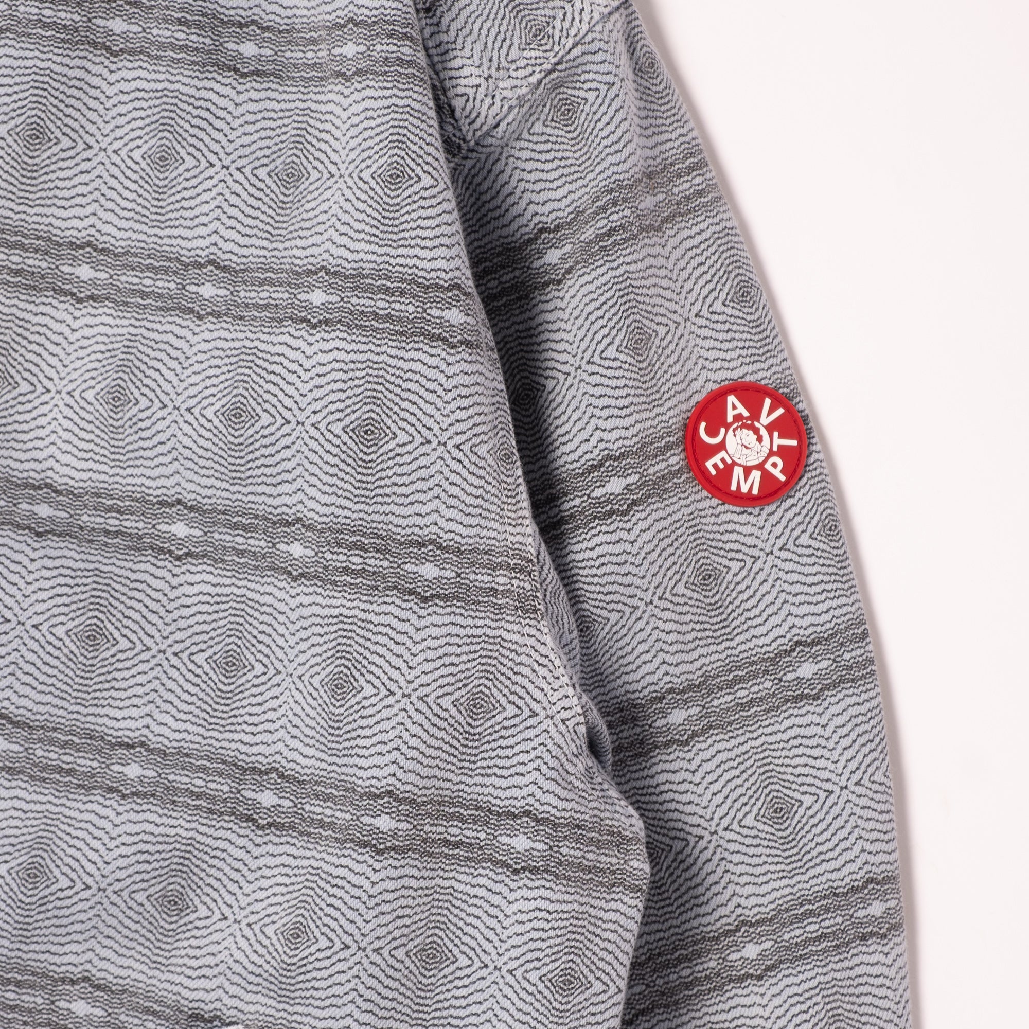 Cav Empt Overdye FK Pattern Button Jacket - Blue
