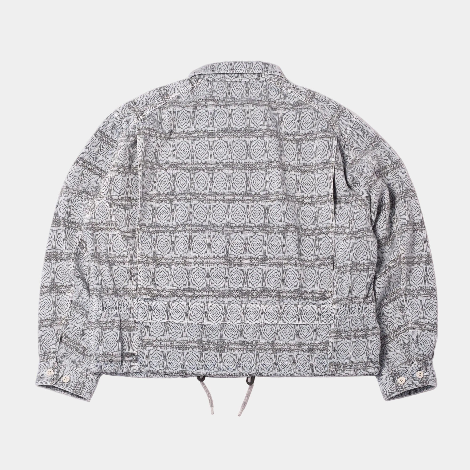 Cav Empt Overdye FK Pattern Button Jacket - Blue