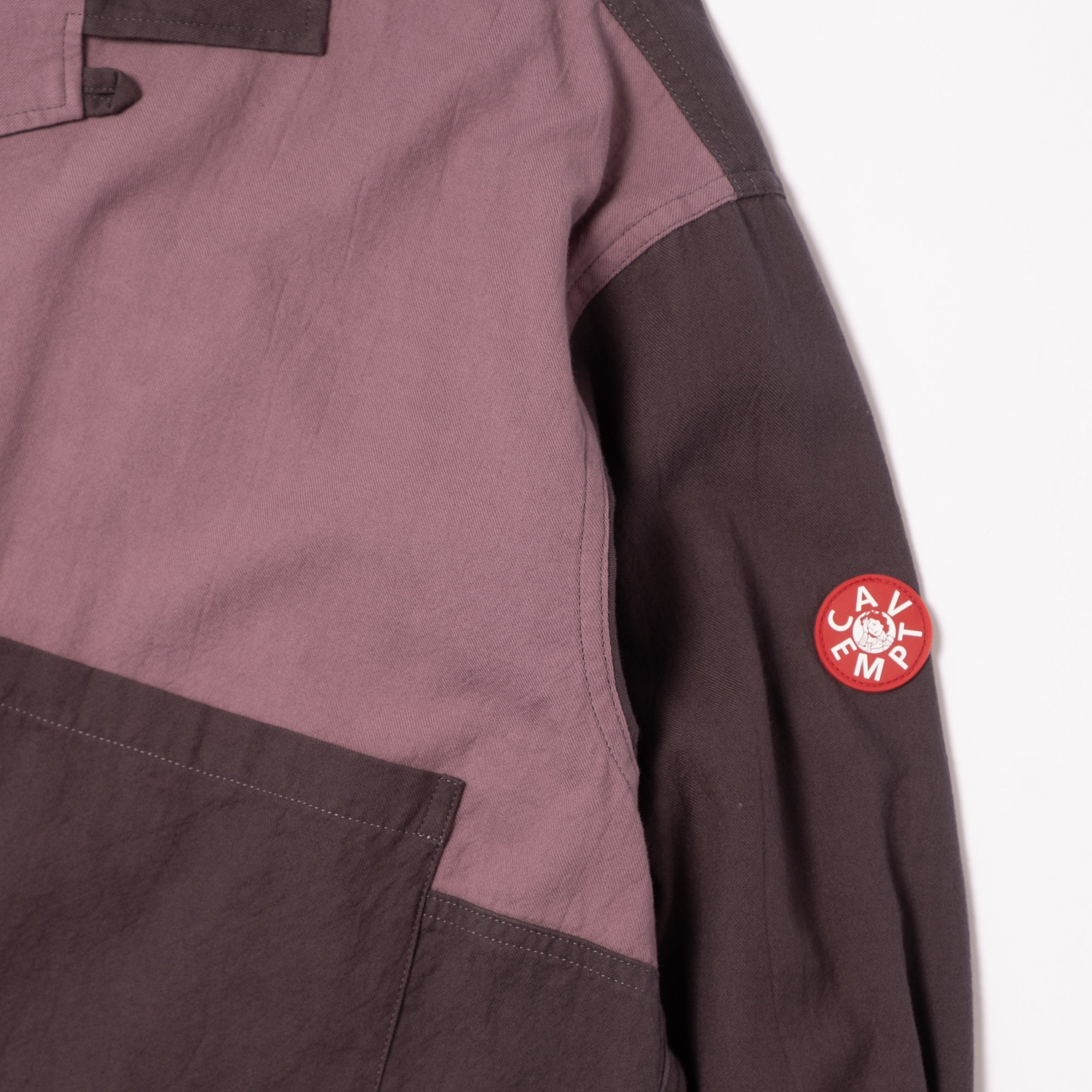 Cav Empt Coloured Cotton Twill Open Shirt - Charcoal