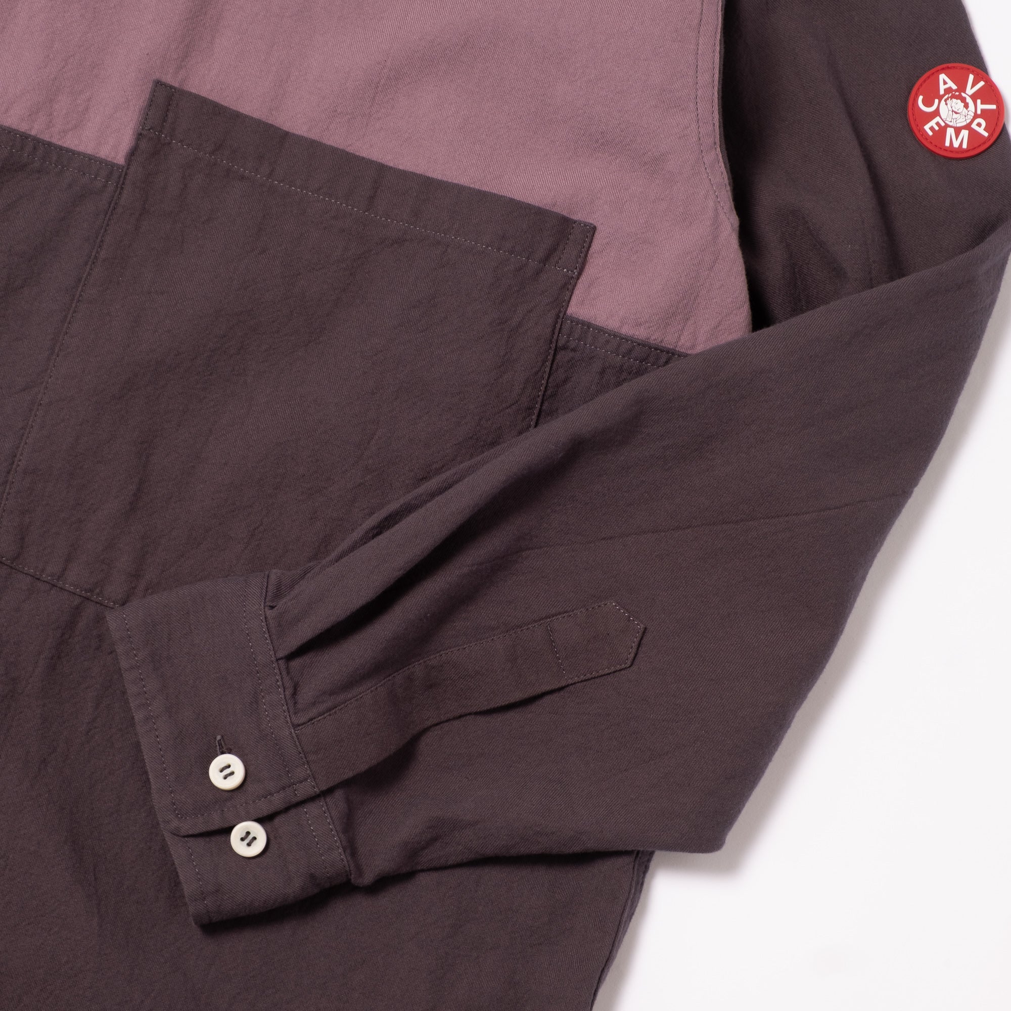 Cav Empt Coloured Cotton Twill Open Shirt - Charcoal