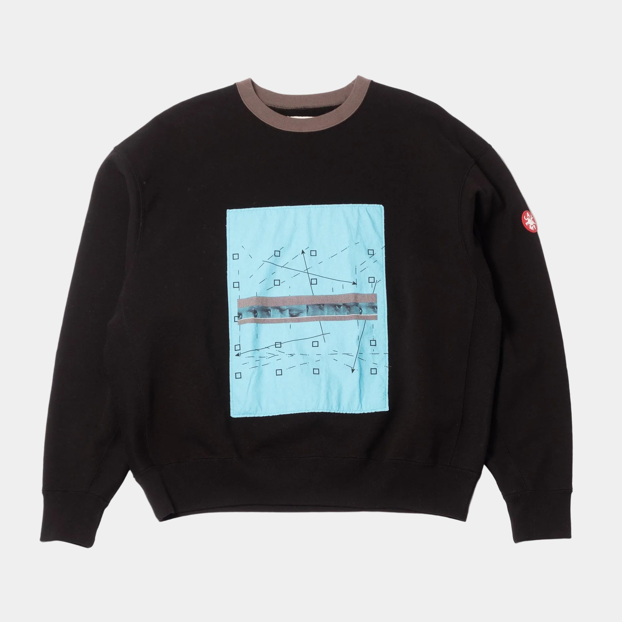 Cav Empt As MCCO Crew Neck Sweater - Black